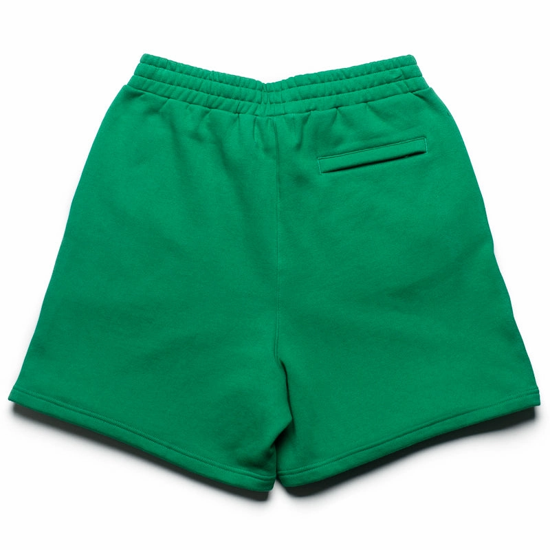Awake NY Spire Logo Embroidered Sweatshorts - Green art industry prom night