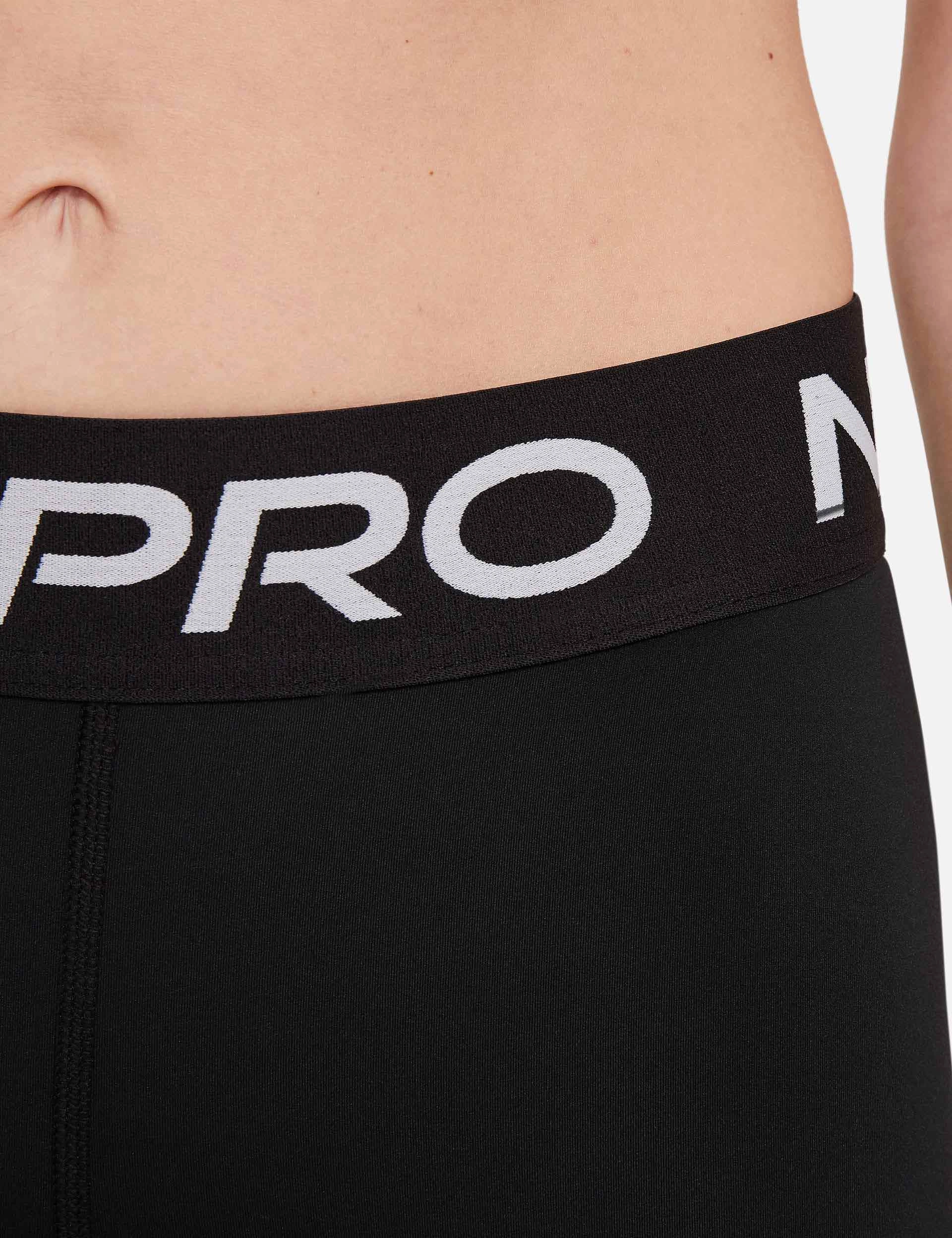Snag Free Zipper denim material Pro 365 5" Shorts - Black/White