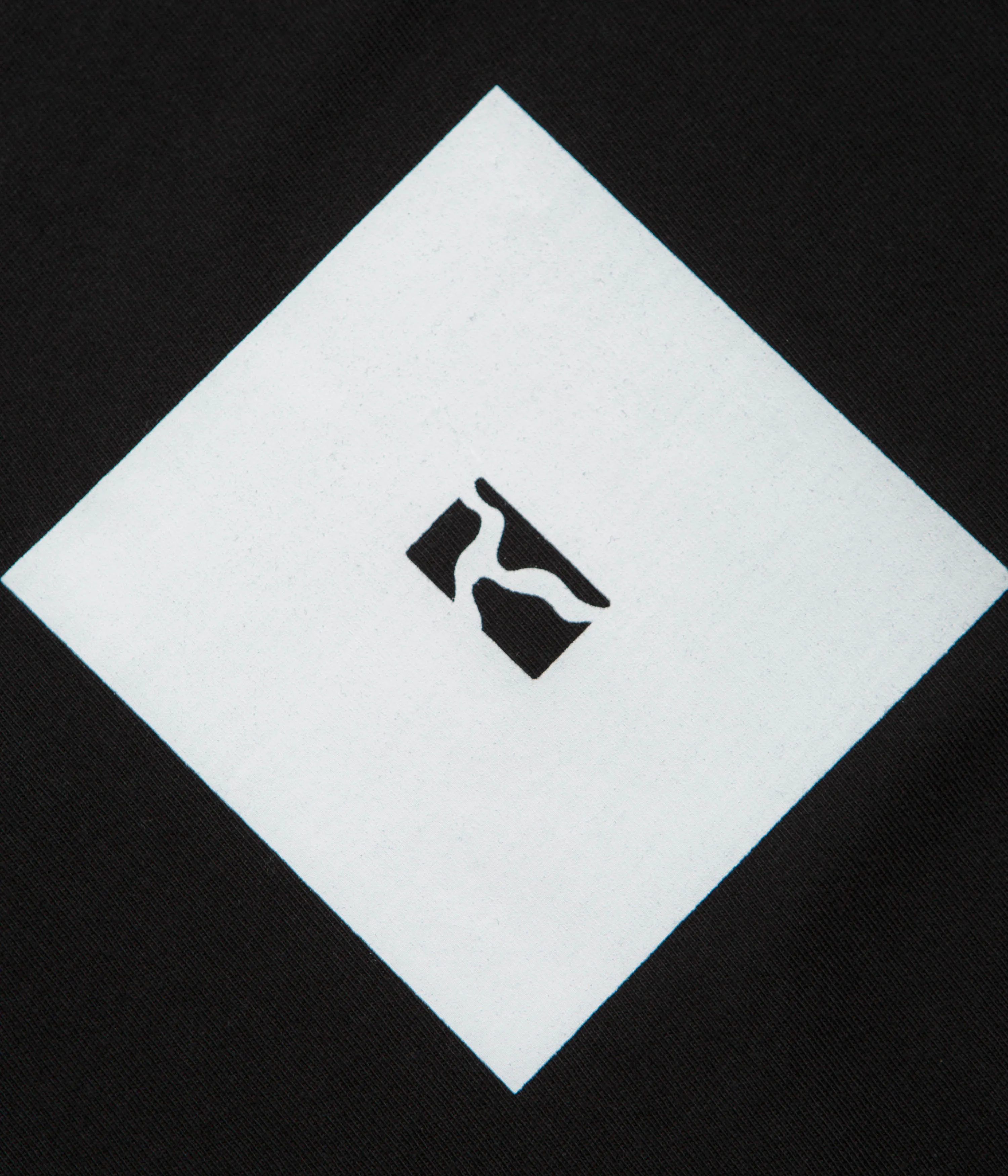 piping Poetic Collective Box T-Shirt - Black / White