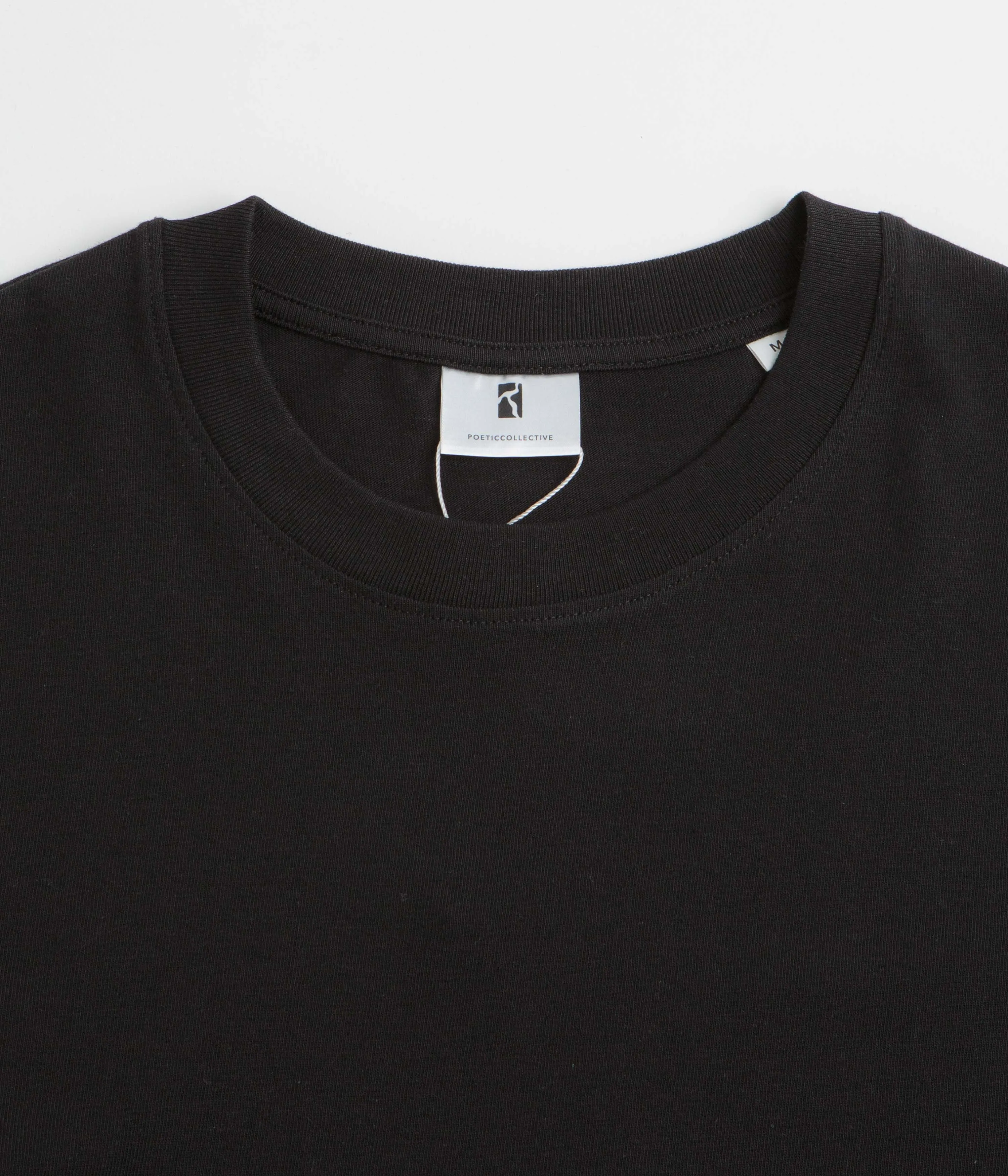 Poetic Collective Cross T-Shirt - Black Elasticized