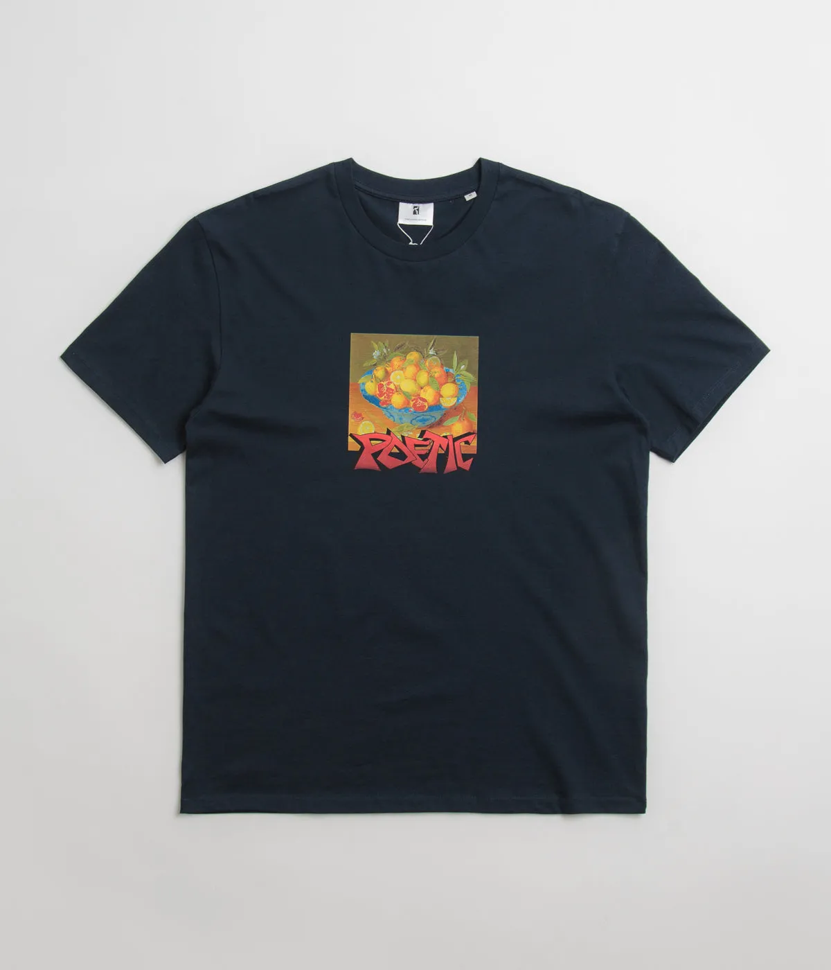 Lace Poetic Collective Graff Fruit T-Shirt - Navy