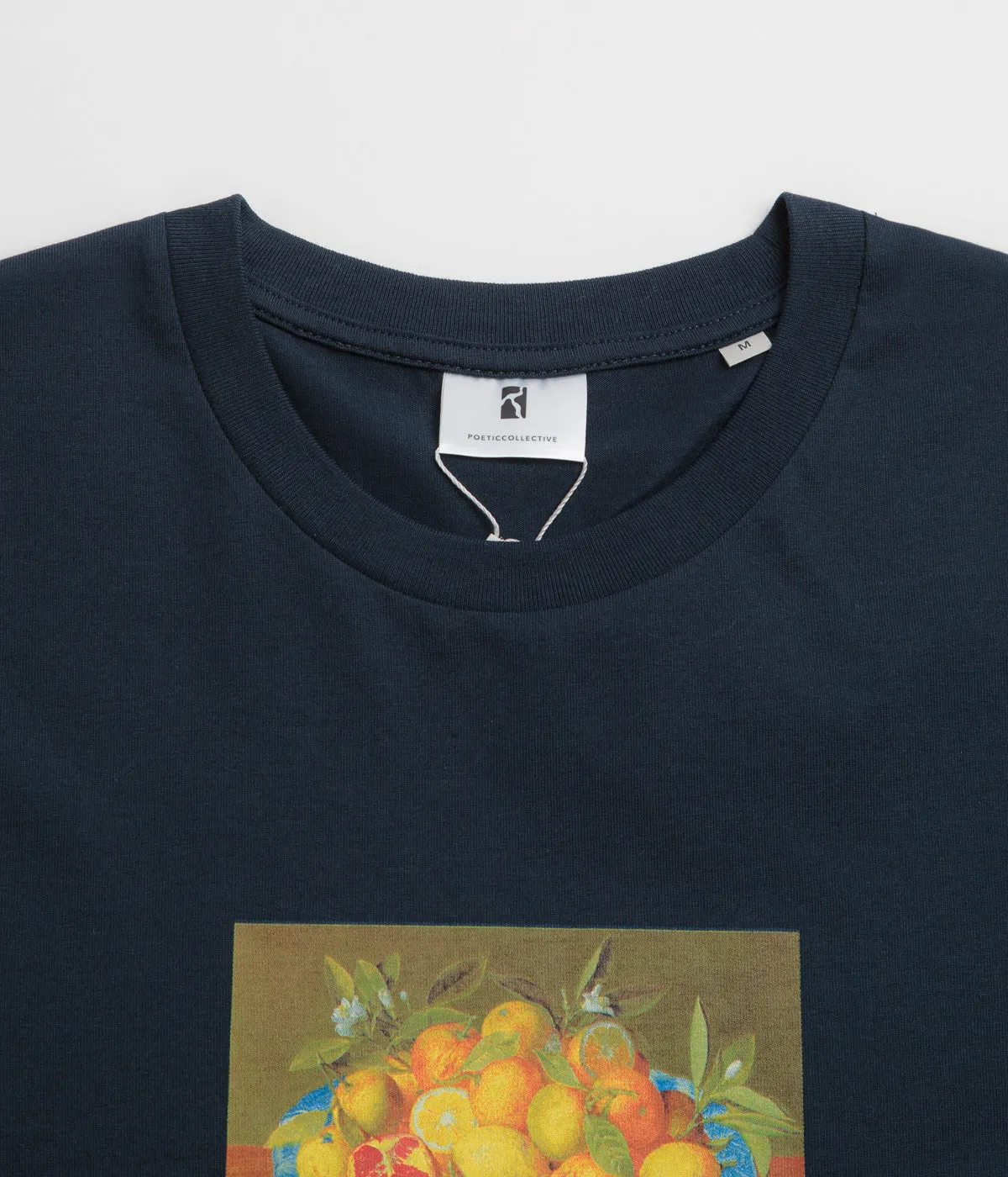 Poetic Collective Graff Fruit T-Shirt - Navy Seasonal Fashion