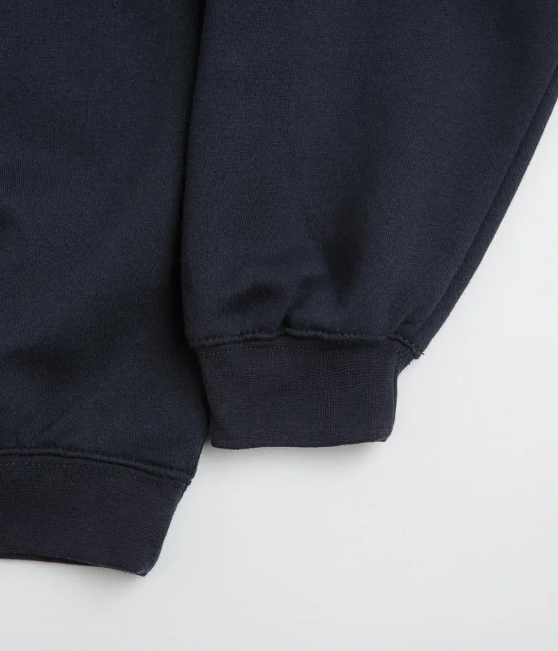 Poetic Collective Heavy Polo Sweatshirt - Dark Navy product formal casual balance Performance Wear