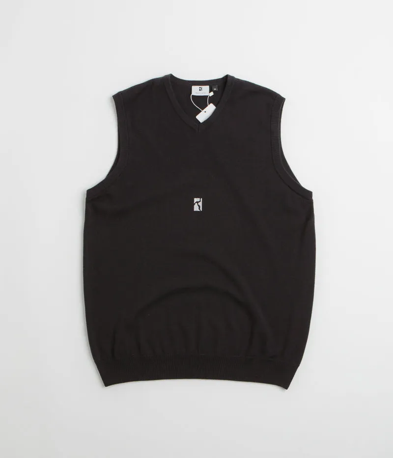 product formal casual balance Poetic Collective Slipover Vest - Black