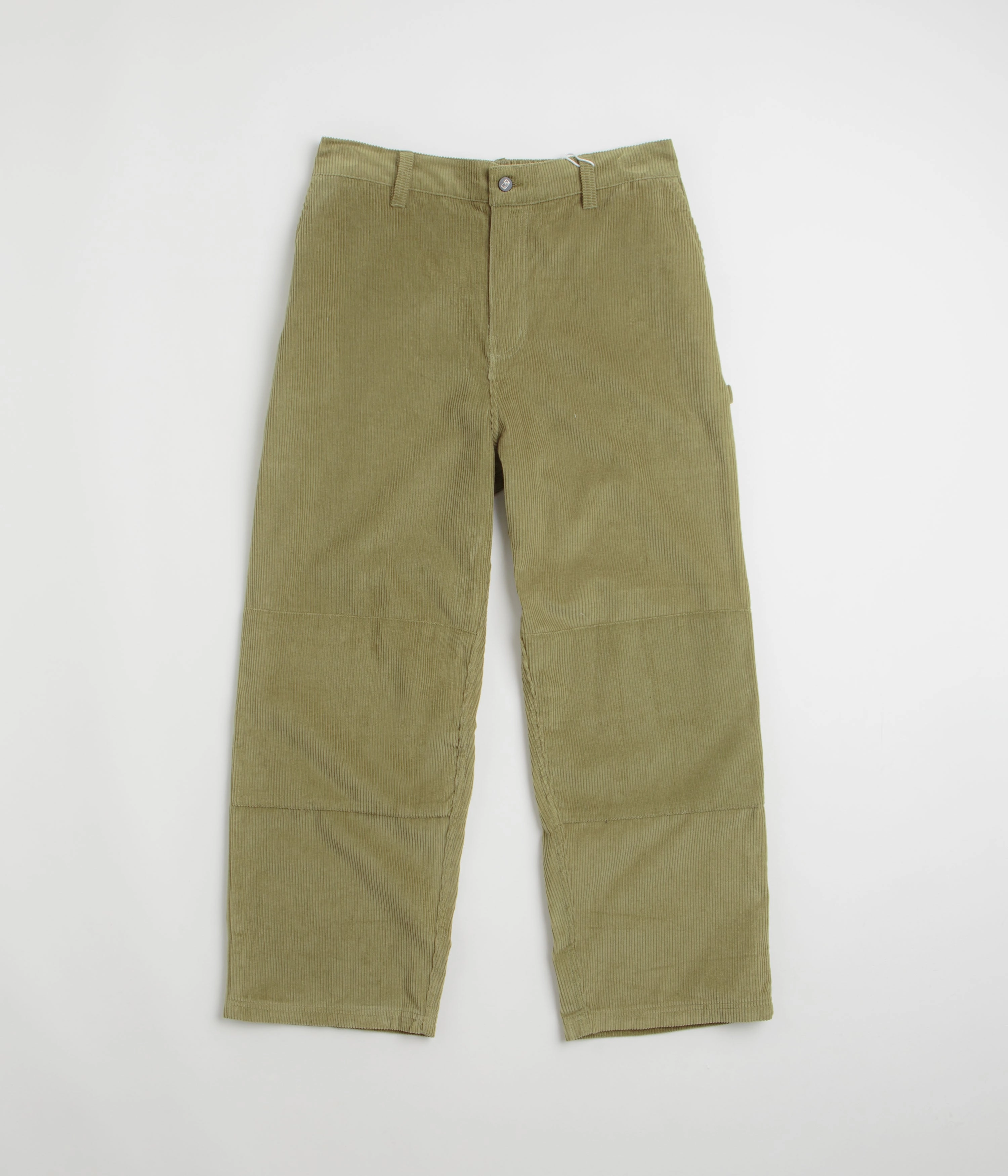 Modular Pocket System Durable Hem Poetic Collective Corduroy Sculptor Pants - Olive Green
