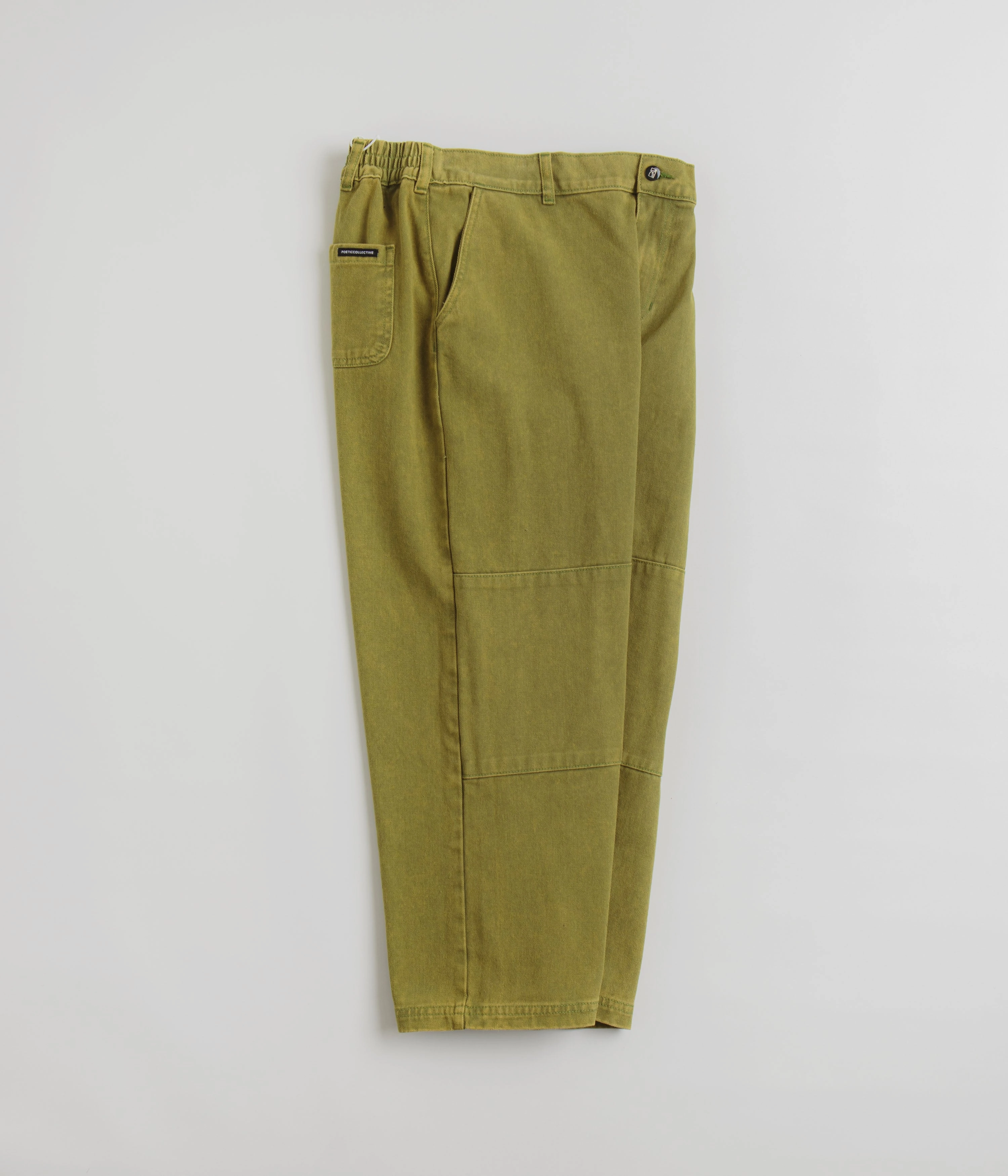 Poetic Collective Denim Sculptor Pants - Green Acid Wash No Fuss