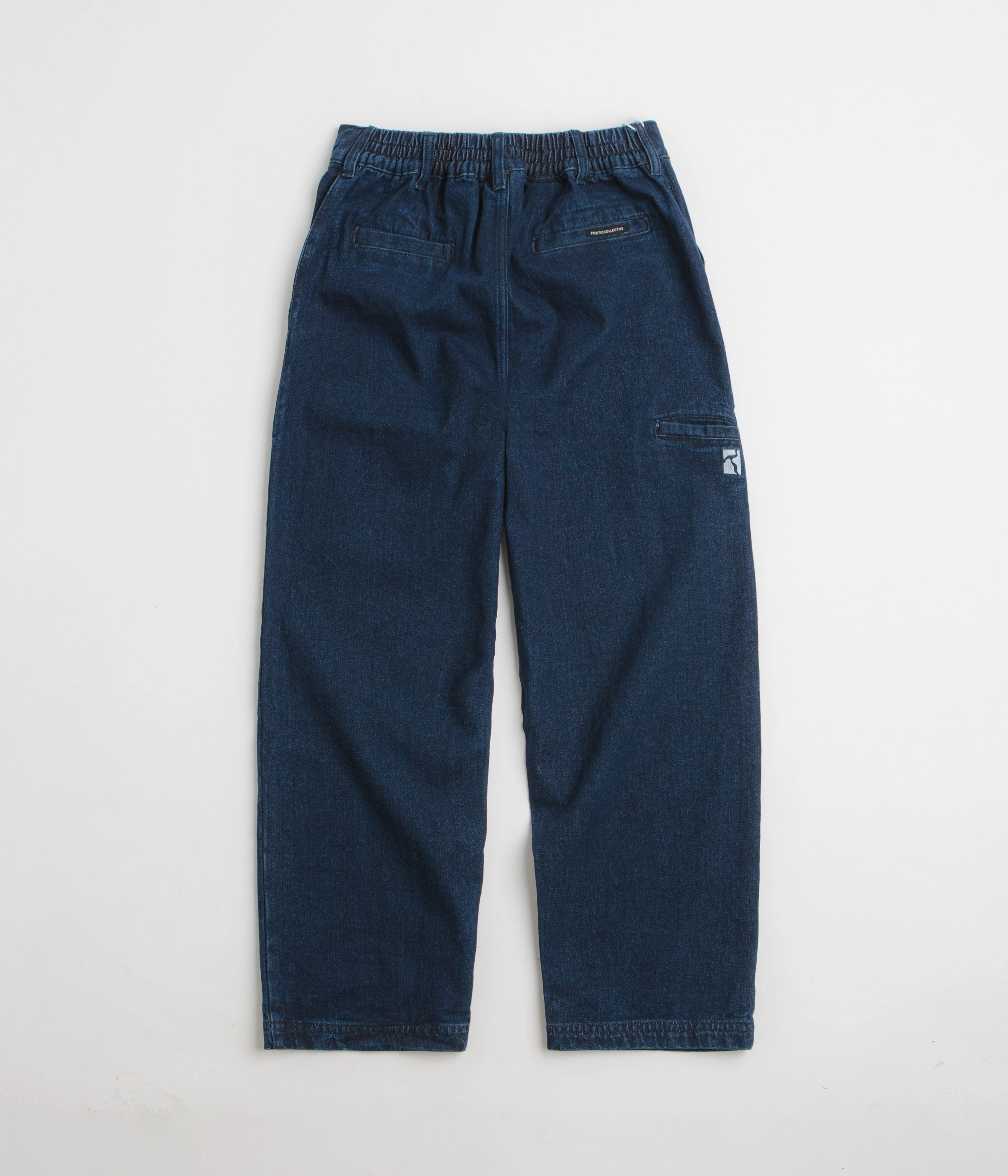Lightweight Weave Poetic Collective Painter Pants - Classic Denim / Black