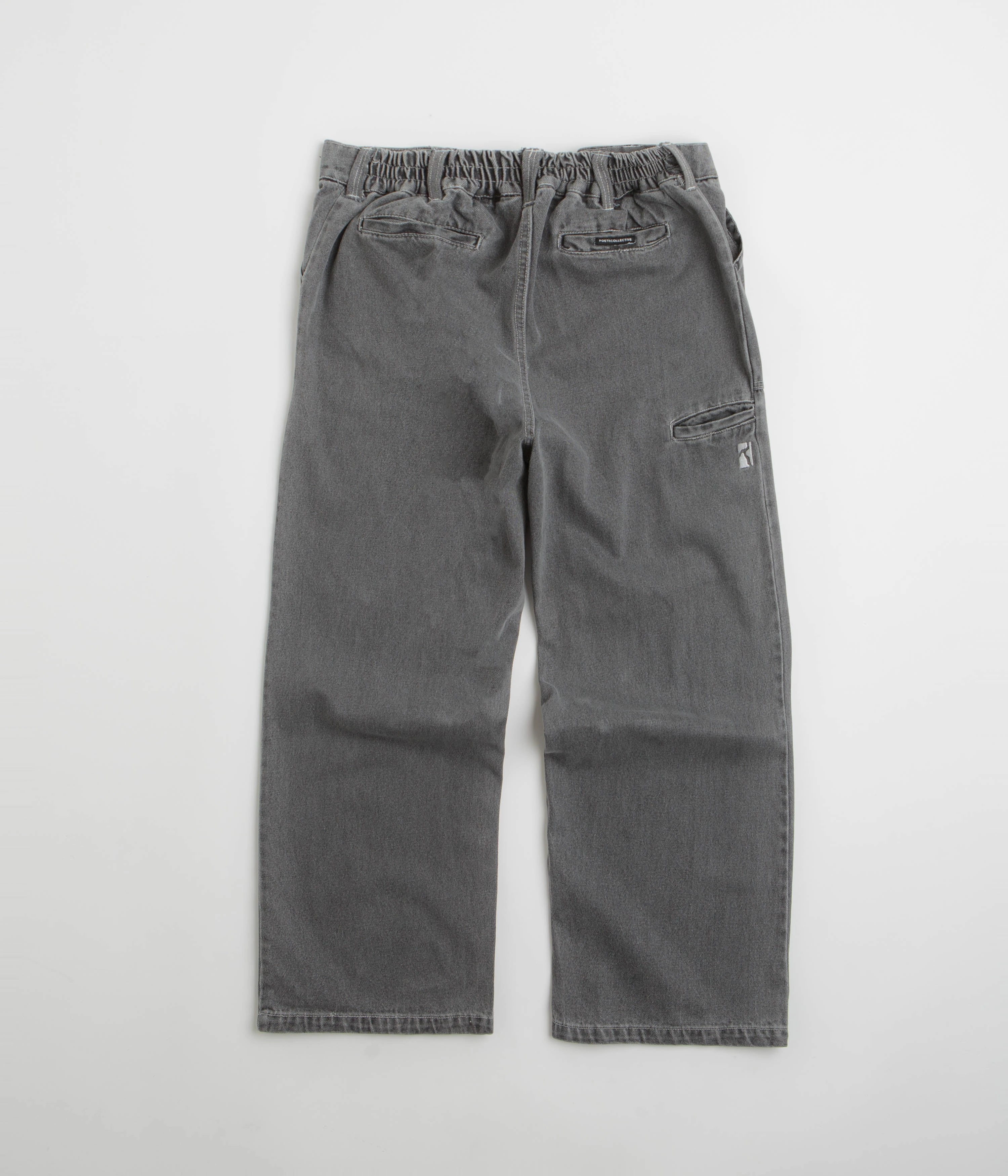Quick Motion Soft Lining Poetic Collective Painter Pants - Grey Washed Denim