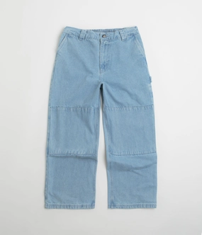 Poetic Collective Sculptor Pants - Light Denim Durable Seams WindproofLayer