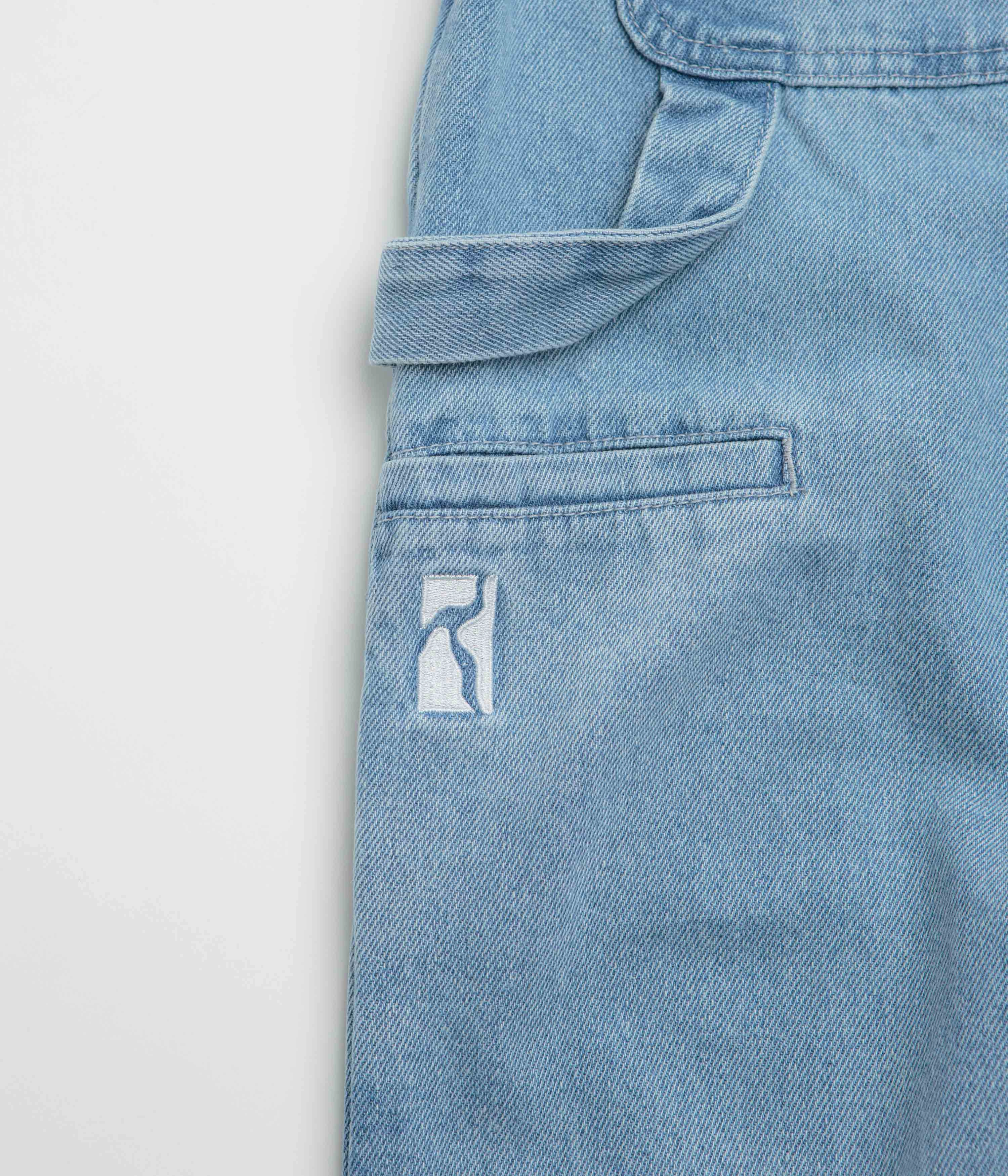 Versatile Waist Poetic Collective Sculptor Pants - Light Denim