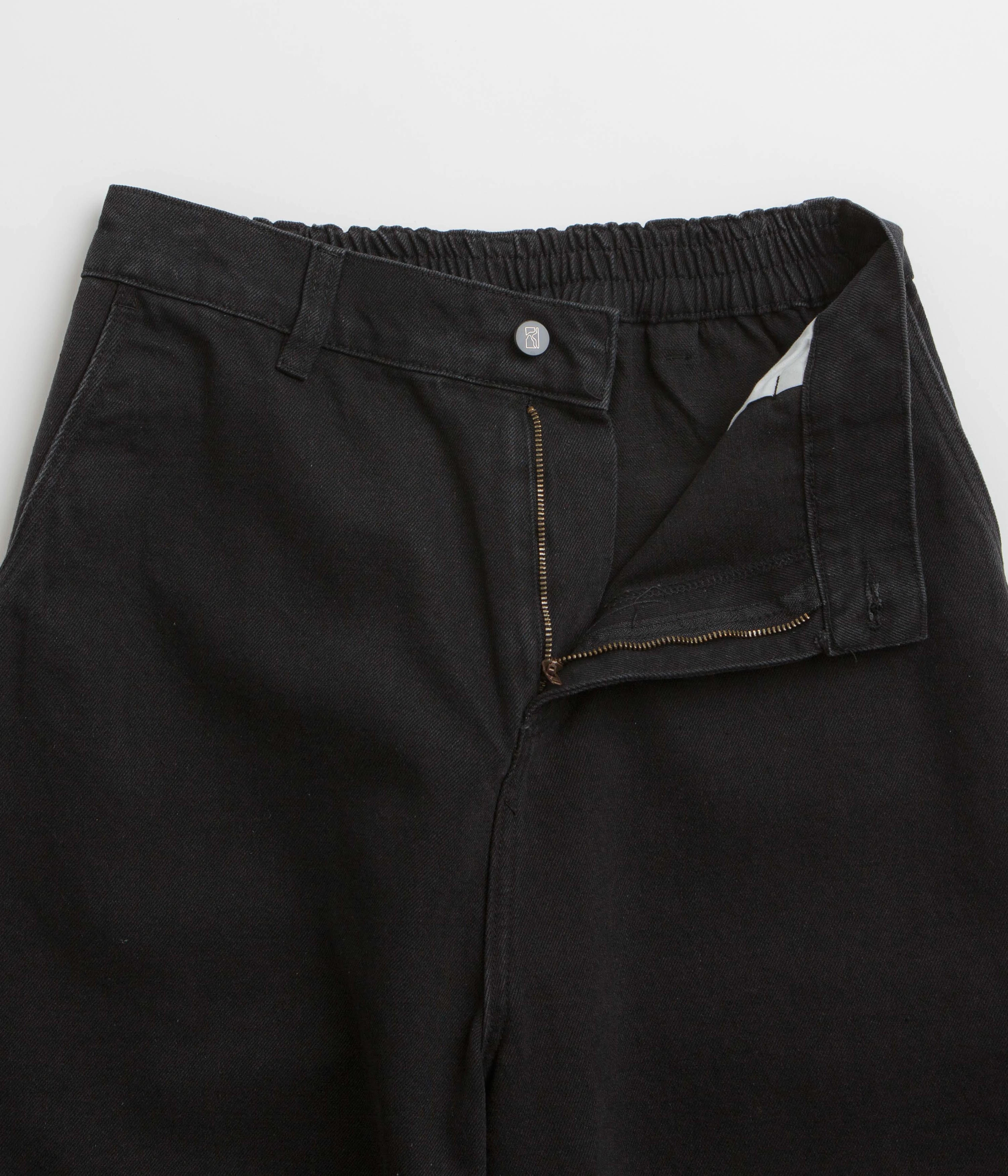 Poetic Collective Sculptor Shorts - Black Denim Outdoor Ready