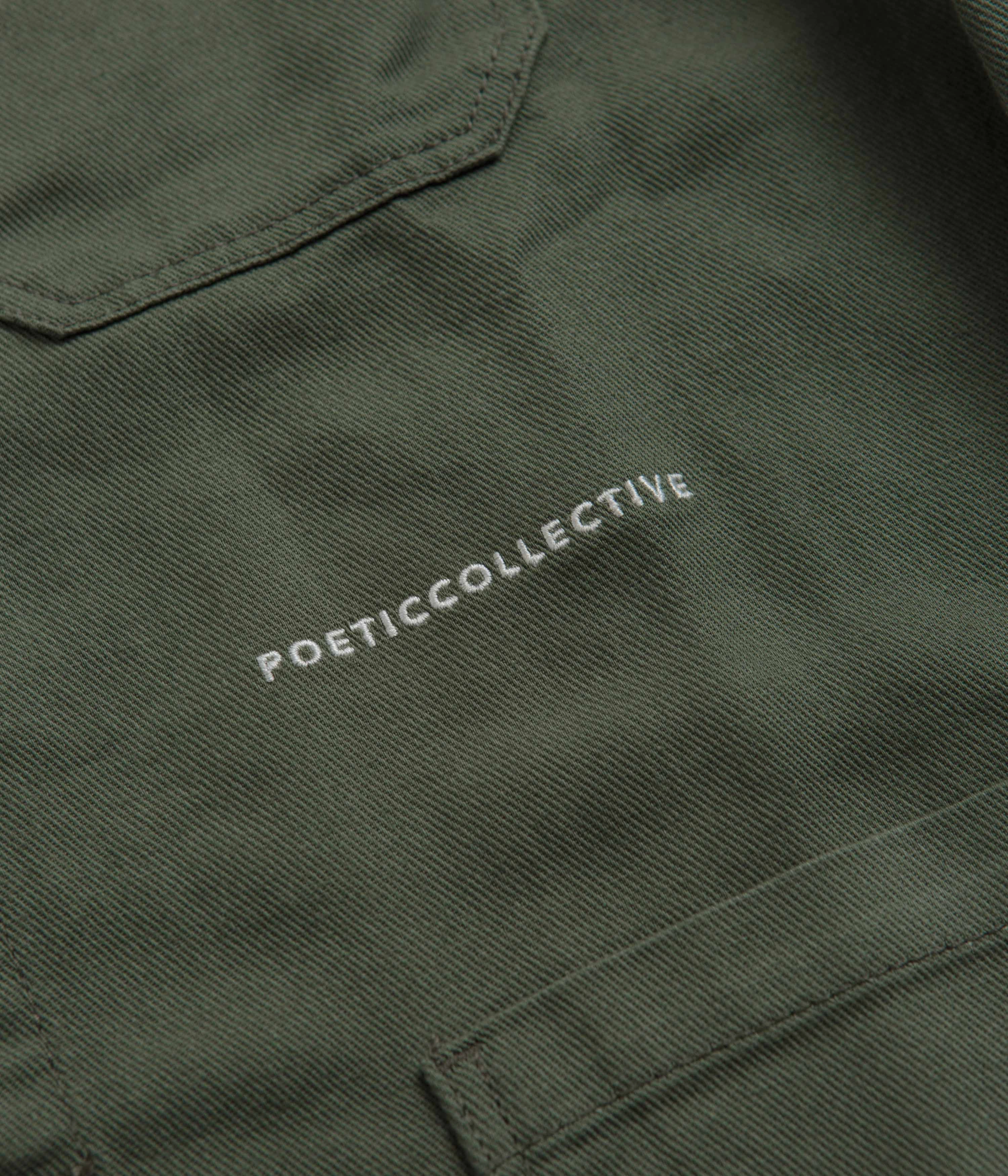 Poetic Collective Worker Jacket - Green Weather resistant