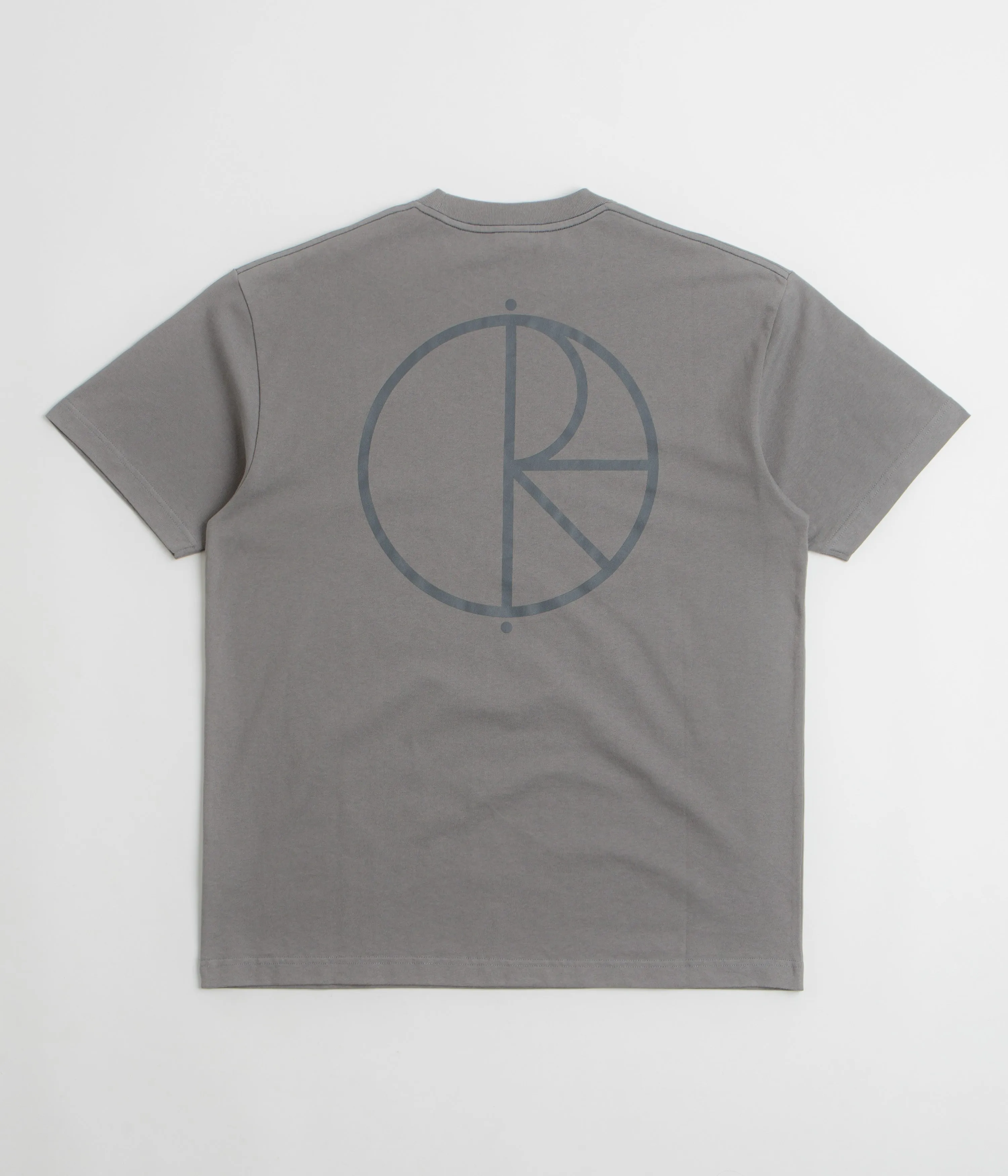 Airflow Enhanced Back Panel Polar Contrast Stroke Logo T-Shirt - Grey