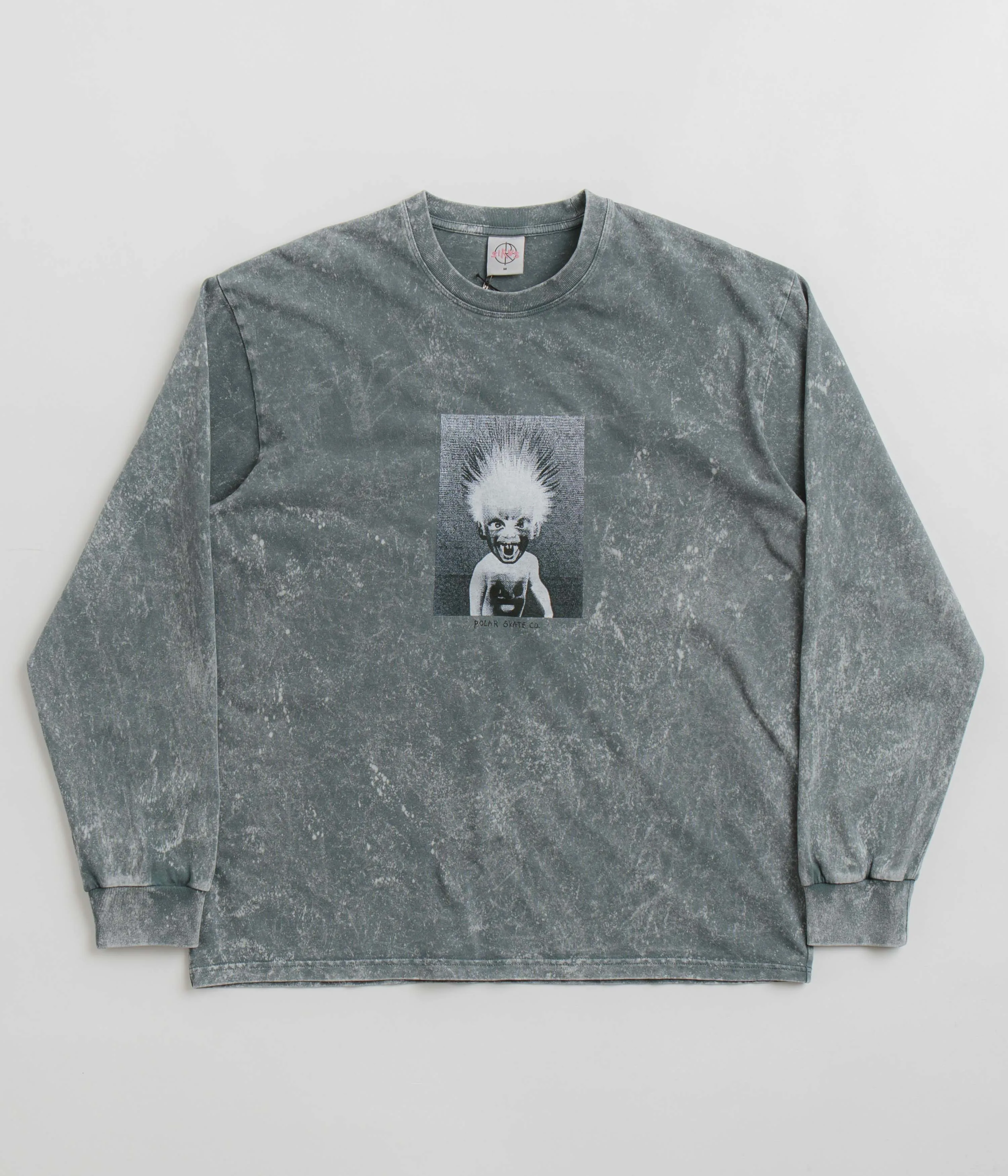cinema event Polar Demon Child Acid Long Sleeve T-Shirt - Grey