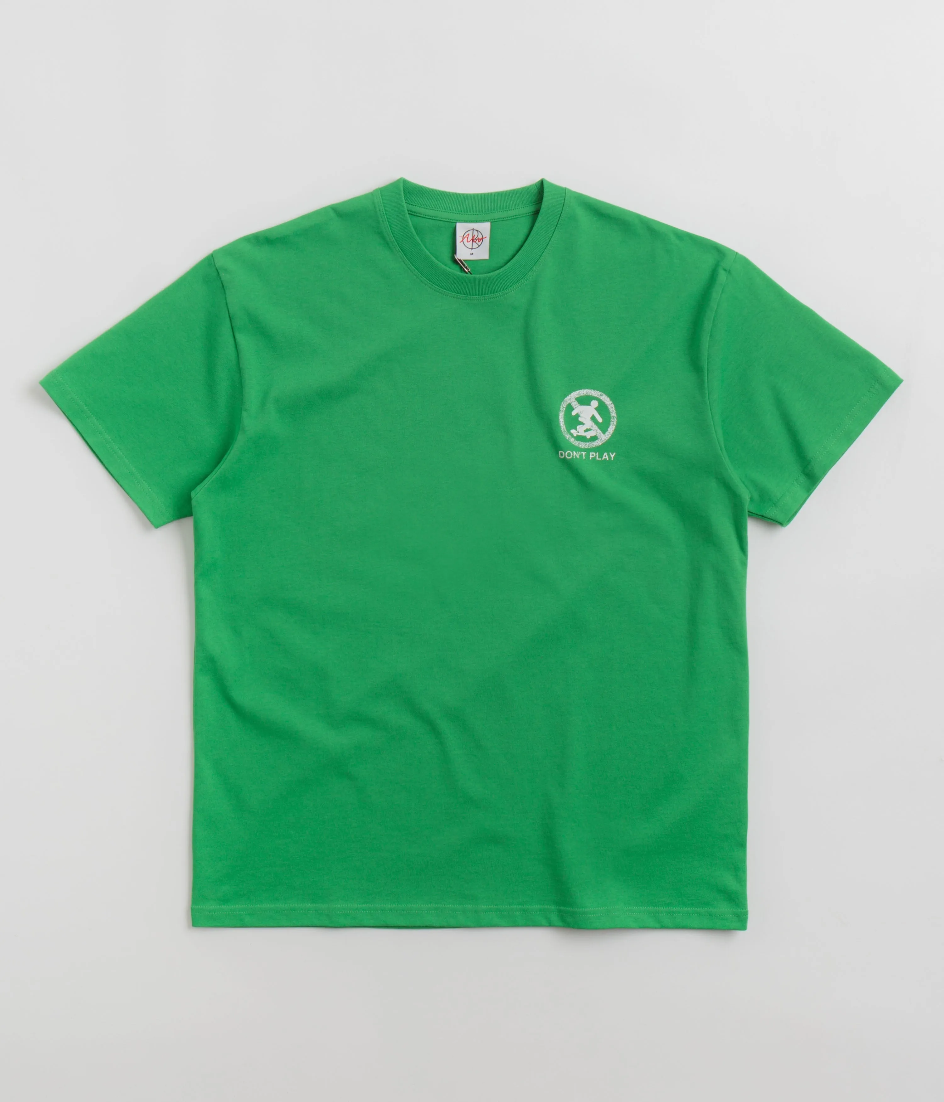 Polar Don't Play T-Shirt - Kelly Green Graphic Prints Off the shoulder