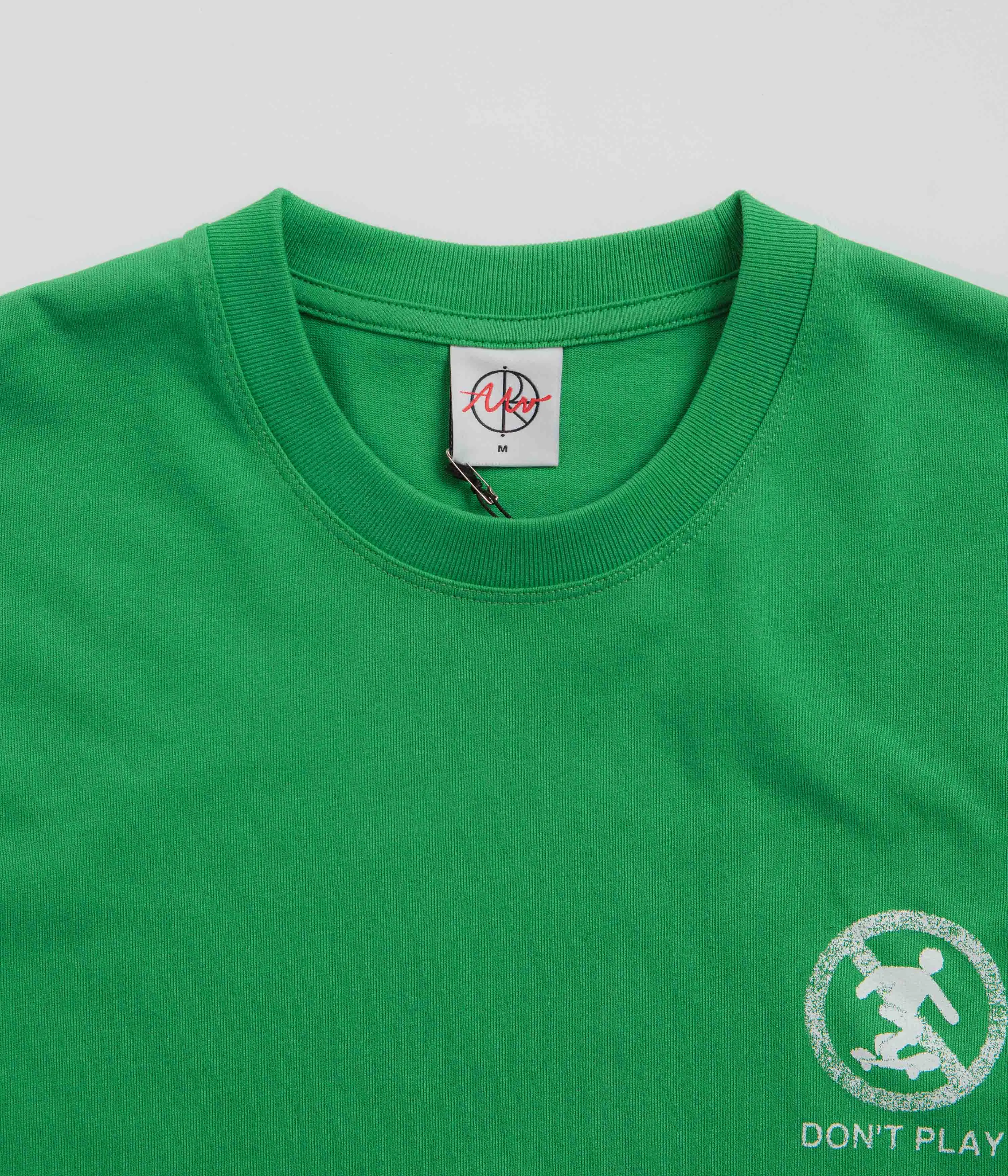 Polar Don't Play T-Shirt - Kelly Green Colorfastness Moisture Wicking Fabric