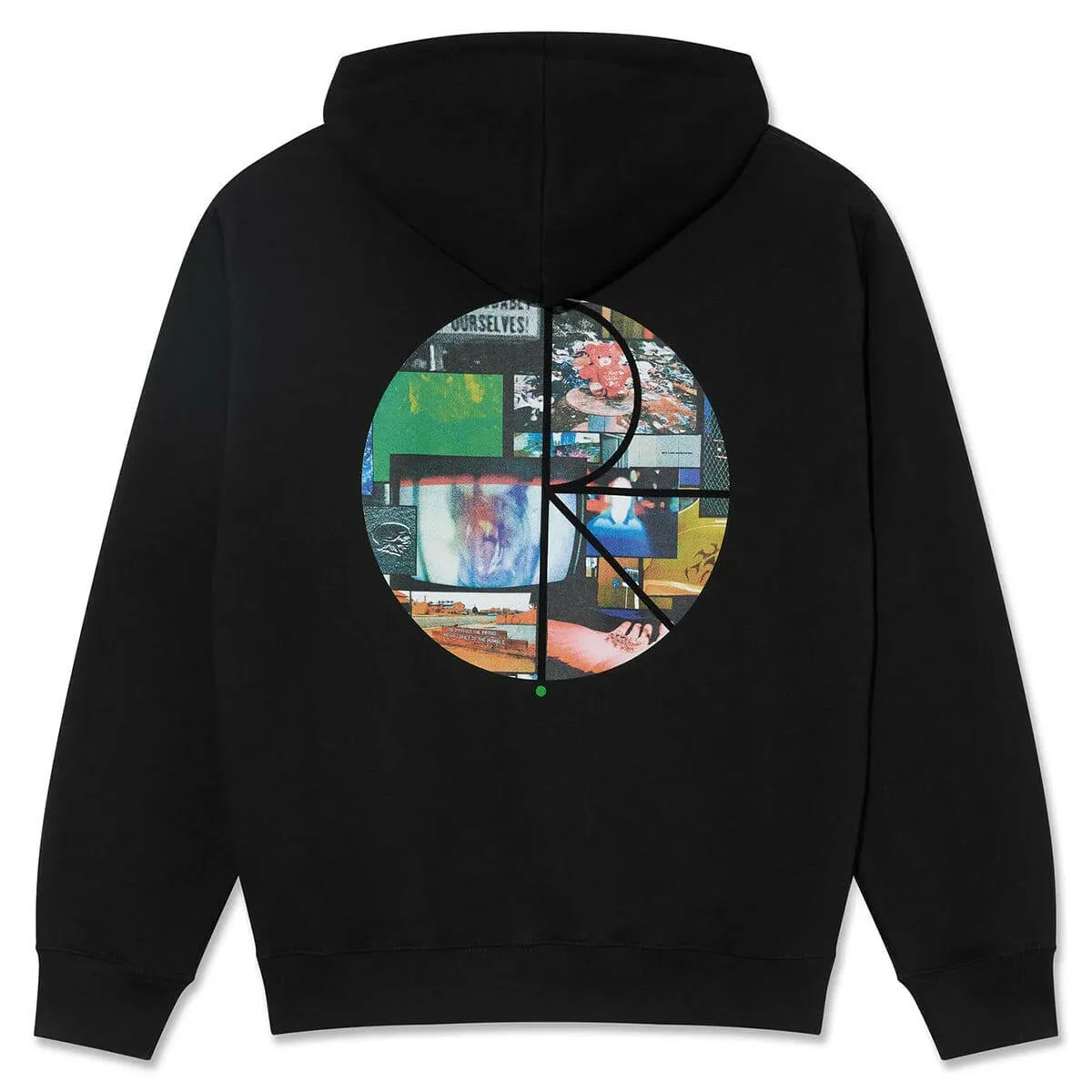Polar - Fill Logo Ourselves Collage Dave Hoodie Black Tagless Design Indoor Wear