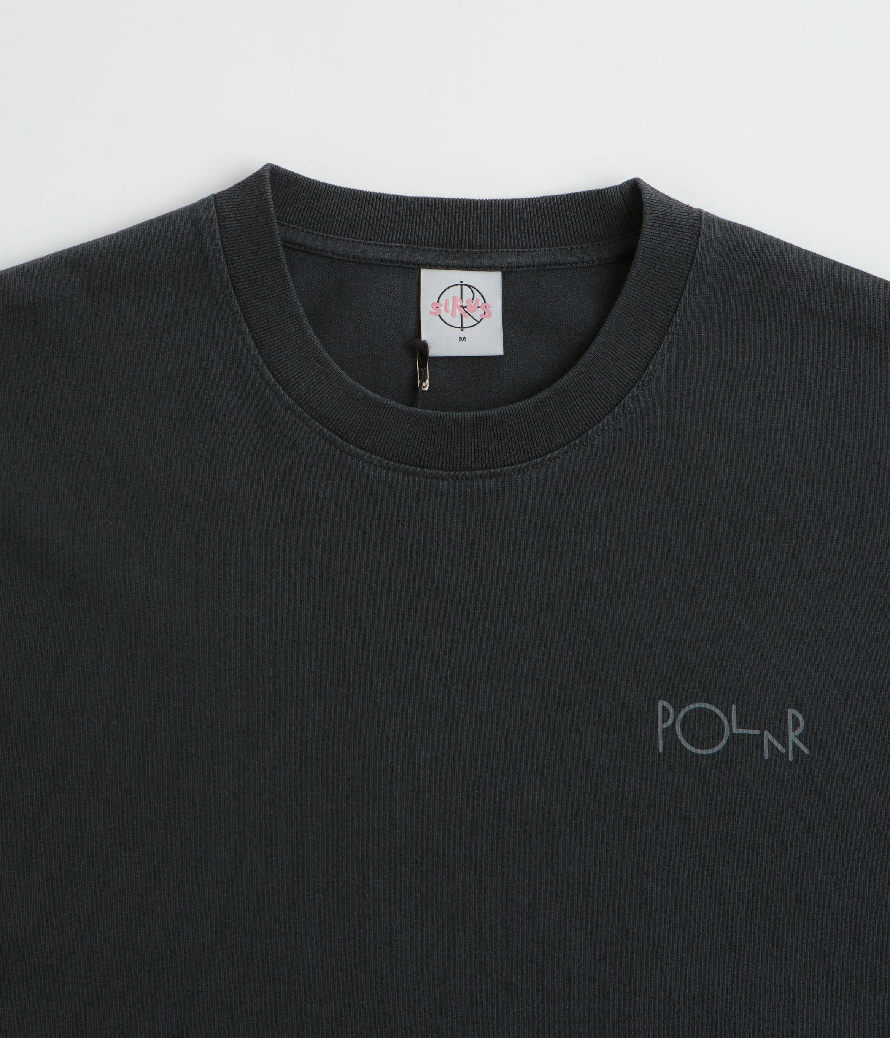 Eco Friendly Dye Process Polar Horse Hand T-Shirt - Silver Black