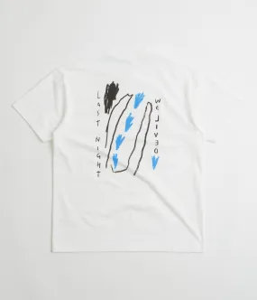 Polar Last Night T-Shirt - White Art Gallery culottes silhouette