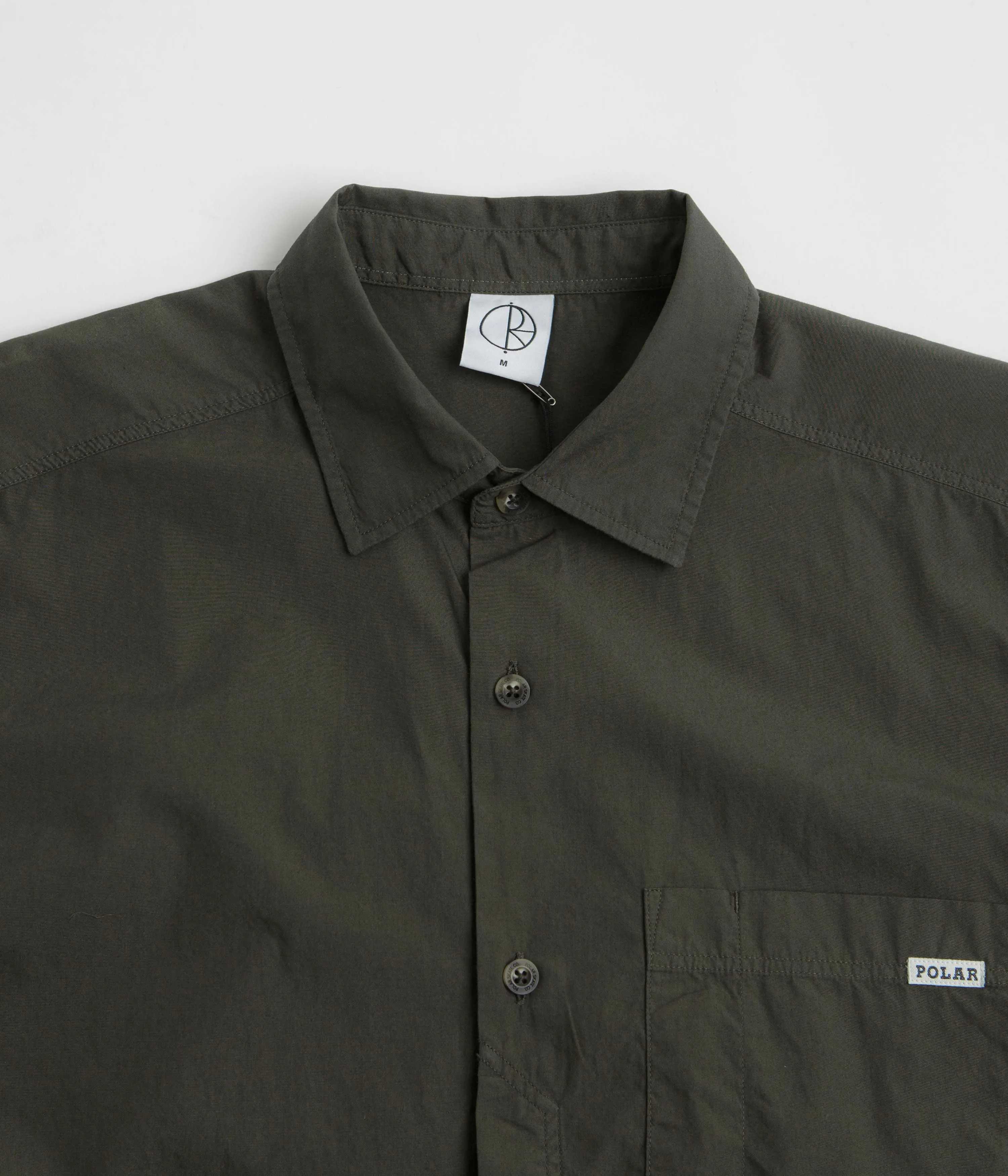 Relaxed Vibe Eco friendly materials Polar Mitch Short Sleeve Shirt - Dirty Black