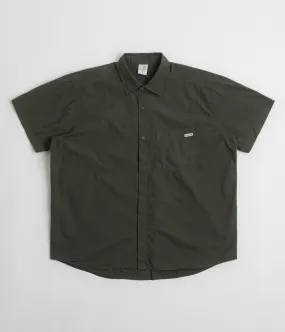 Polar Mitch Short Sleeve Shirt - Dirty Black ethical fashion