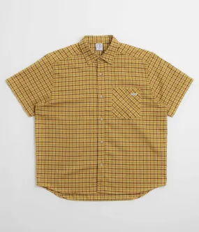 Polar Mitchell Shirt - Yellow Embellished Neckline