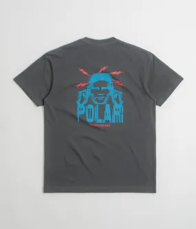 tassel Zipped Polar Noise T-Shirt - Graphite