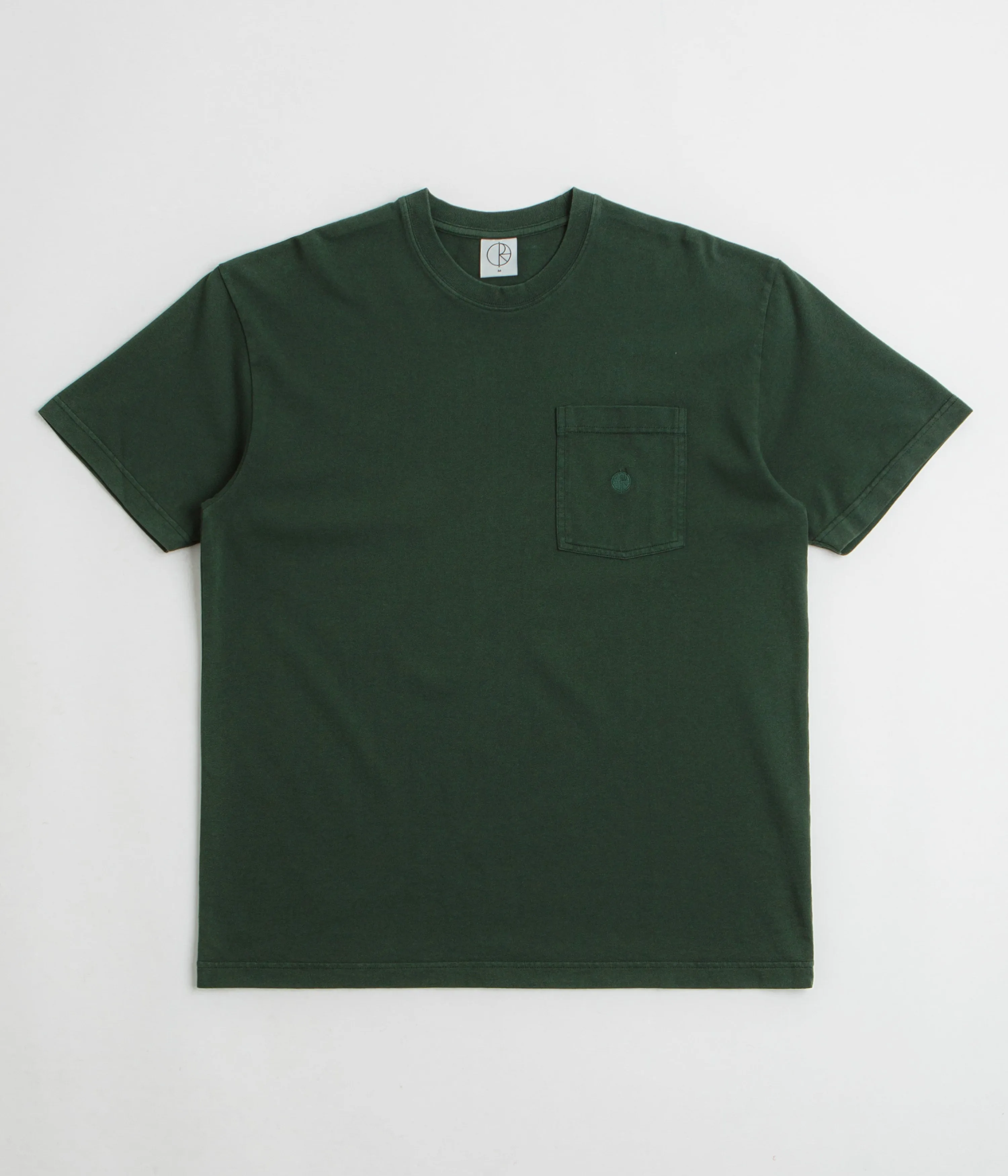 Polar Pocket T-Shirt - Dark Green Zipped Hand washable