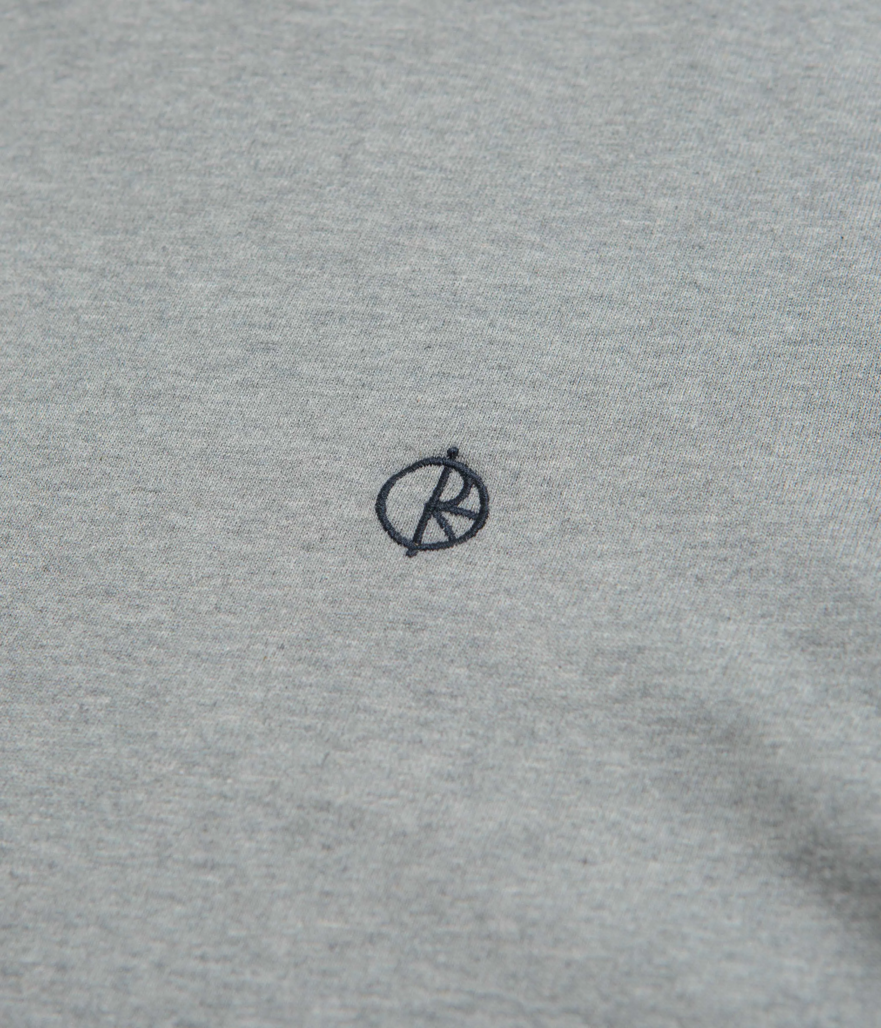 Elegant Polar Ringer T-Shirt - Heather Grey / Navy / Navy