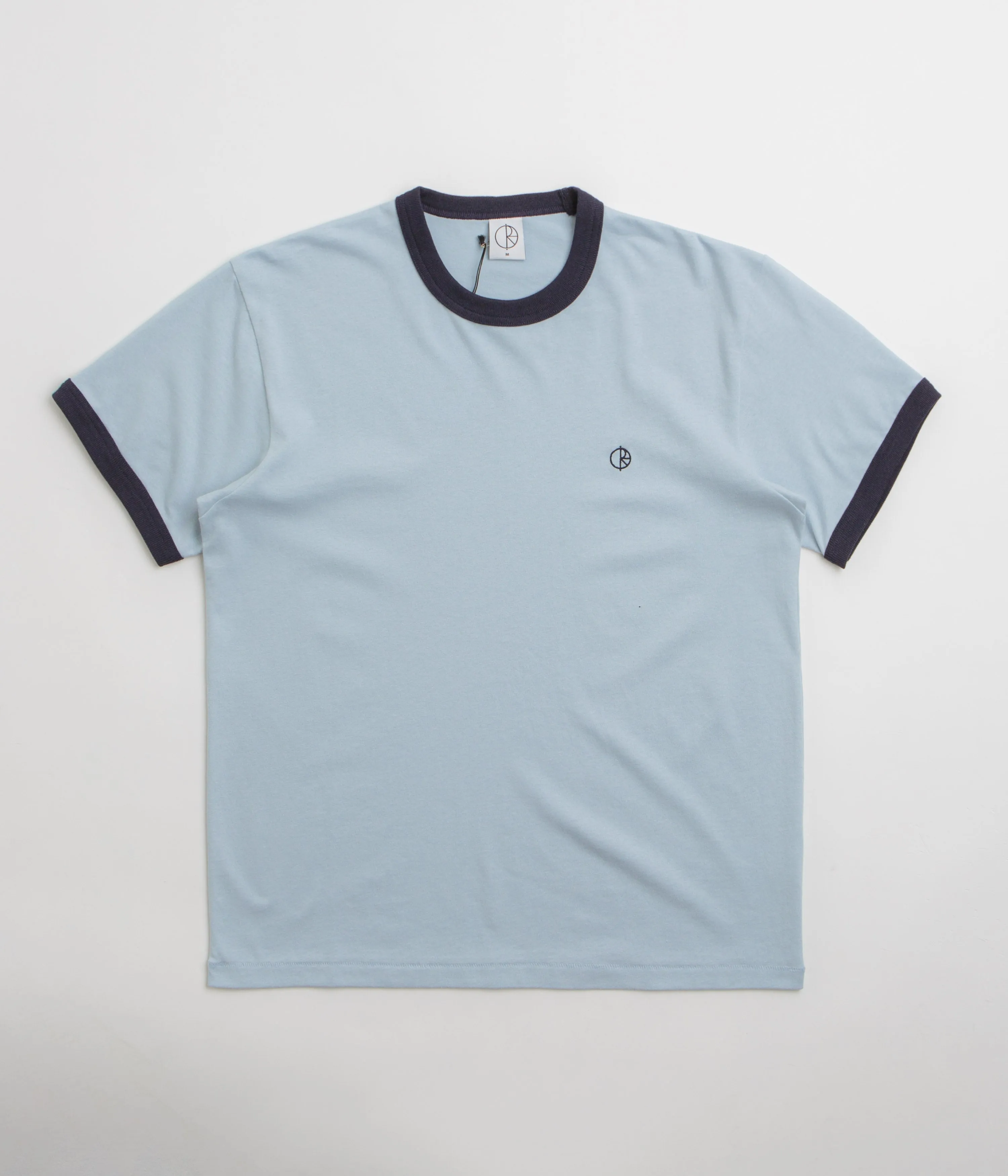 camisole Polar Ringer T-Shirt - Light Blue / Navy