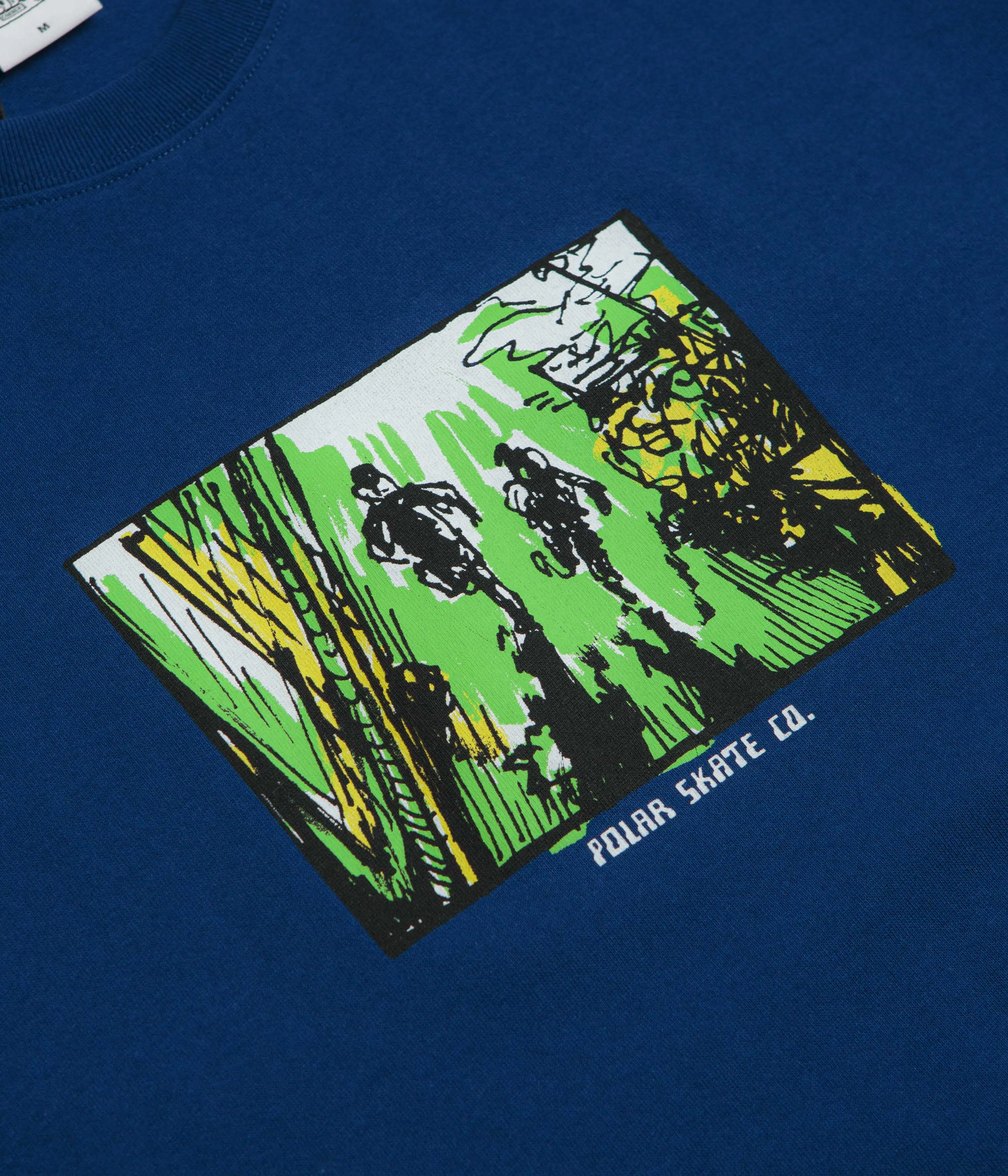 Polar Running T-Shirt - Deep Royal Blue Knee Length Dry clean only