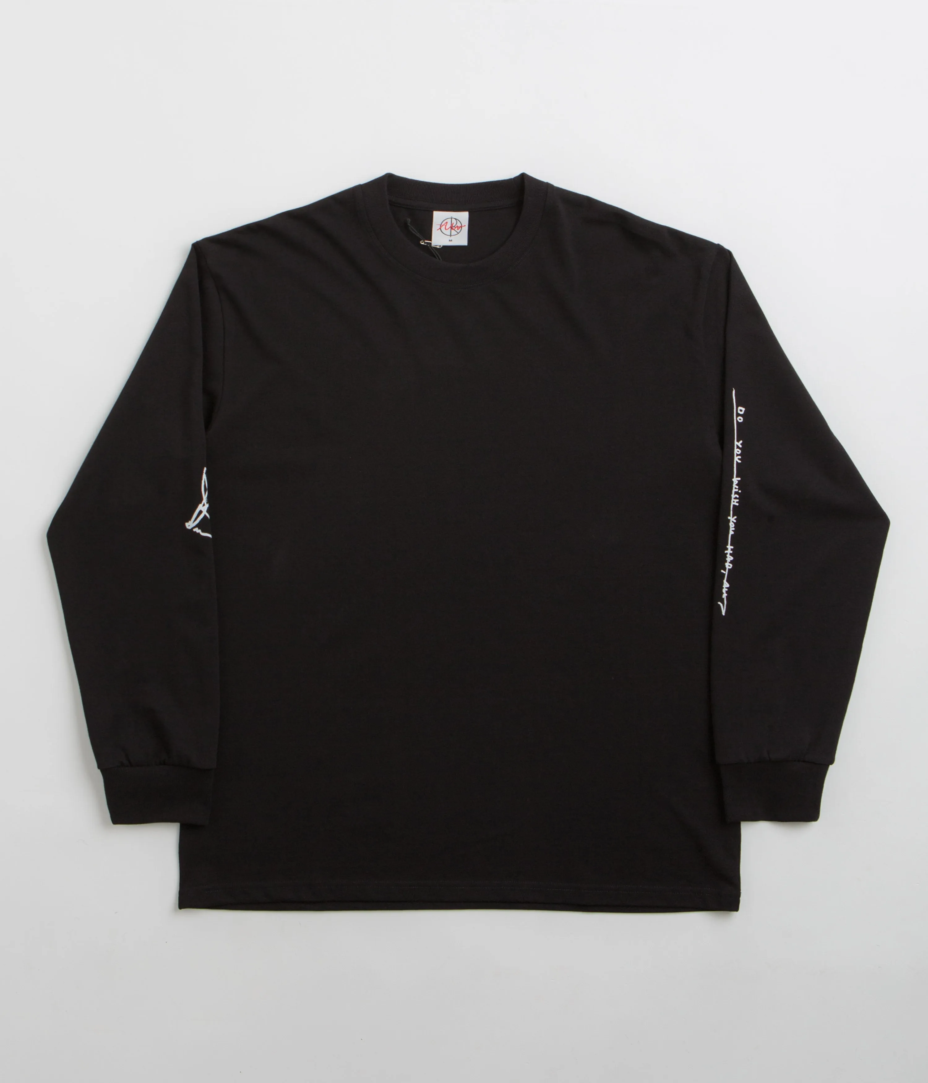 morning Polar Sad at Times Long Sleeve T-Shirt - Black