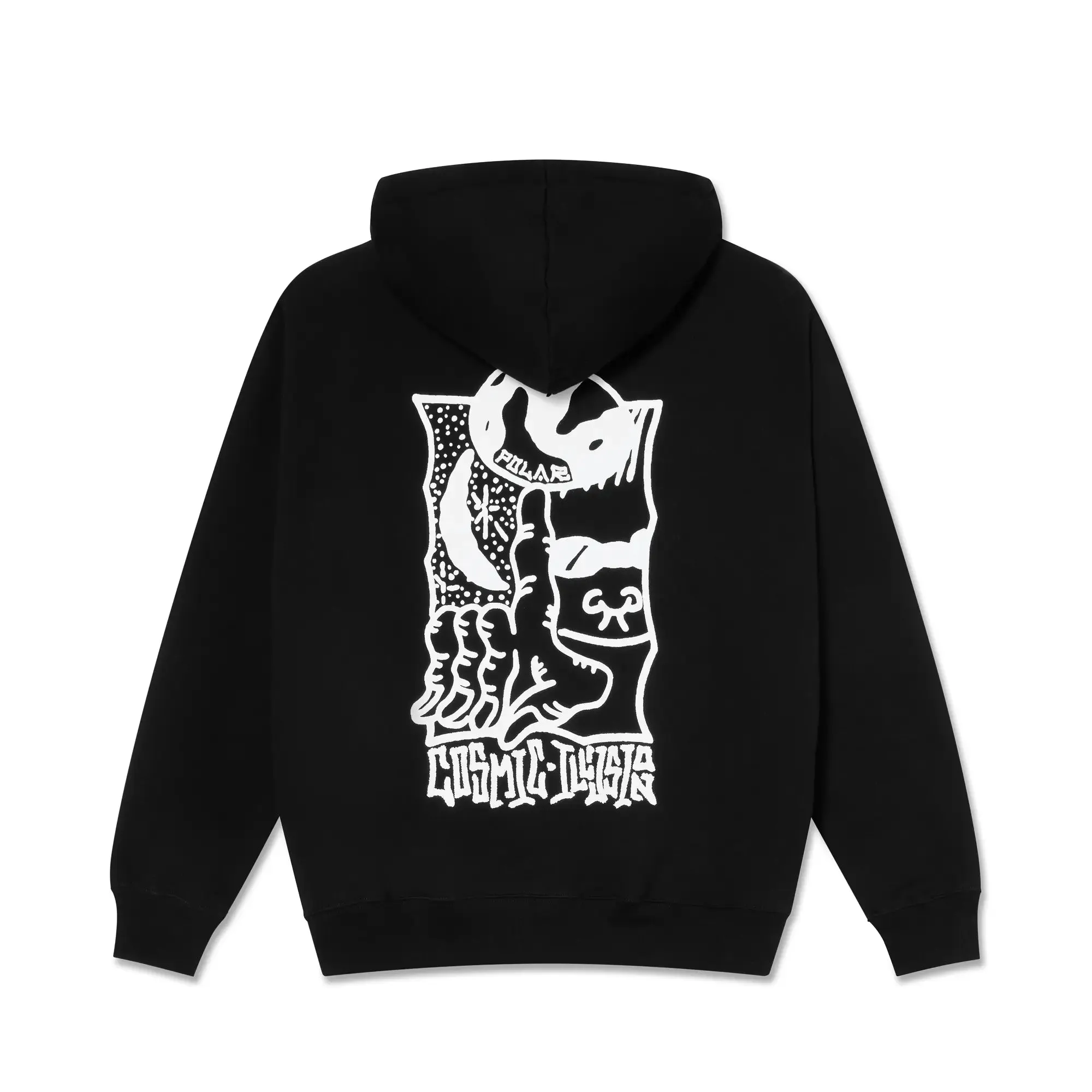 Polar Skate Co Dave Cosmic Hoodie - Black Panda like