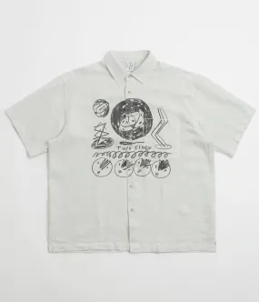 Wrinkle Resistant Finish Polar Tom Shirt - Ice Grey