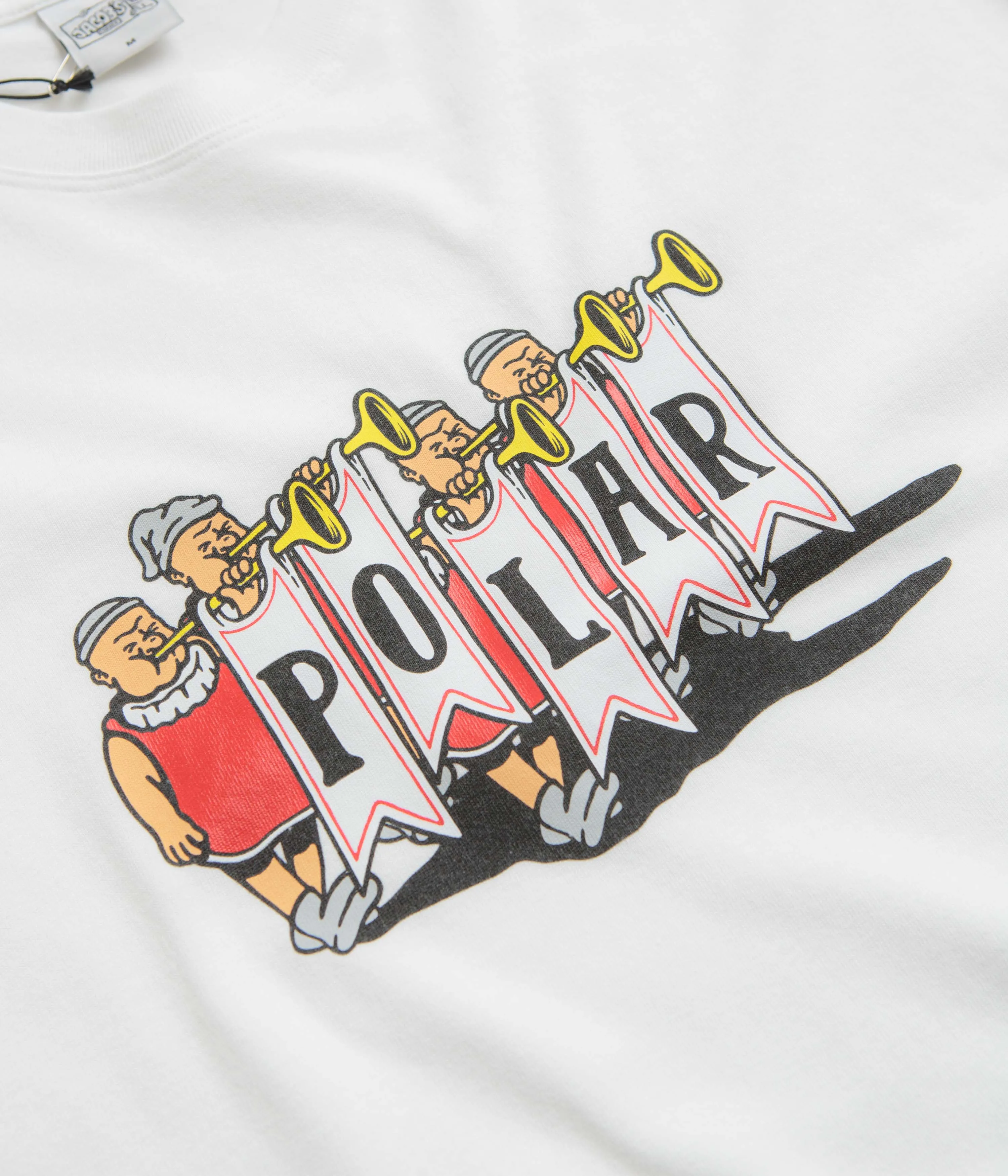 Polar Trumpets T-Shirt - White Reinforced Seams Functional