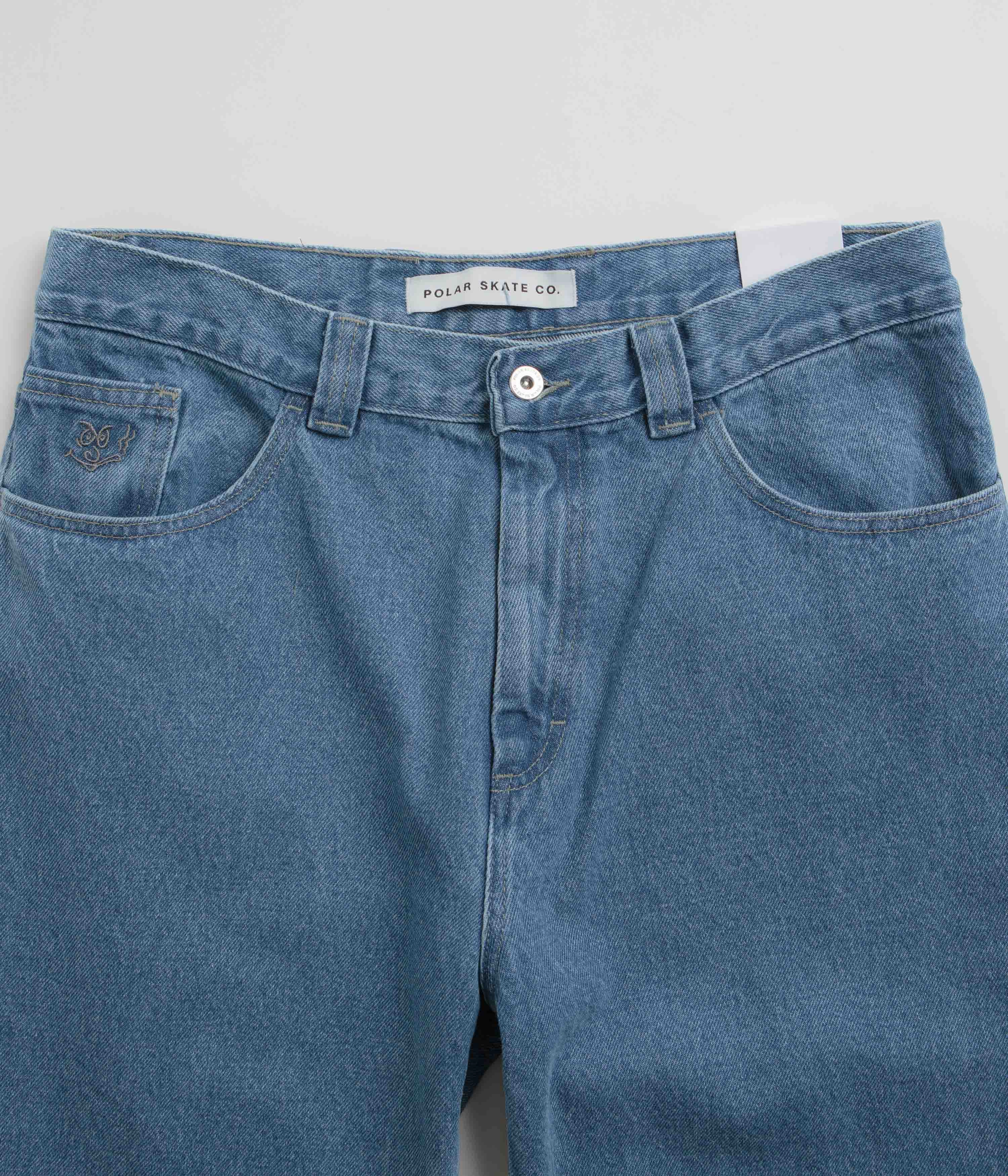 Fitted waist Dynamic Flex Panels Polar 92 Jeans - Mid Blue