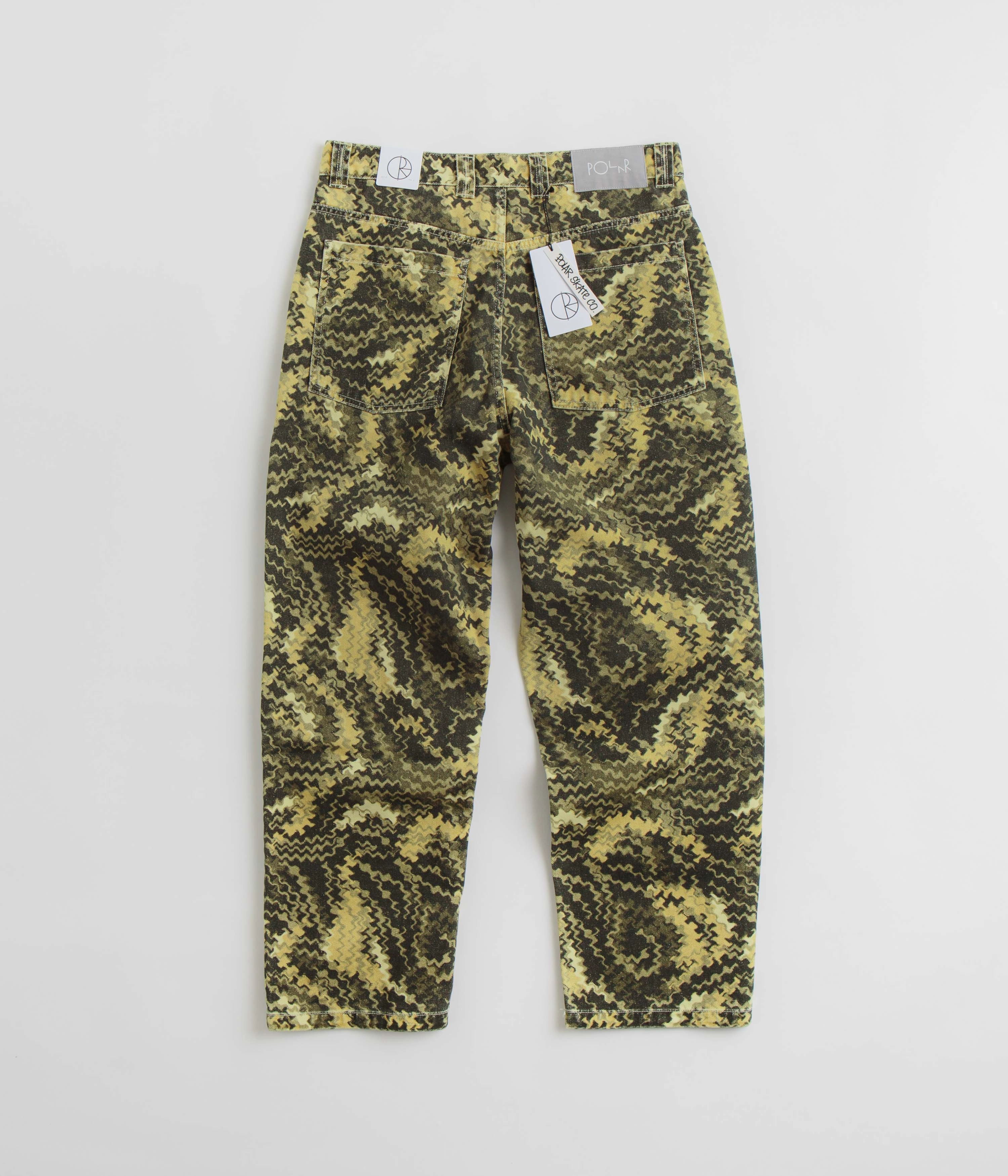 PermeableCloth Abrasion Resistant Surface Polar 93 Camo Work Pants - Green