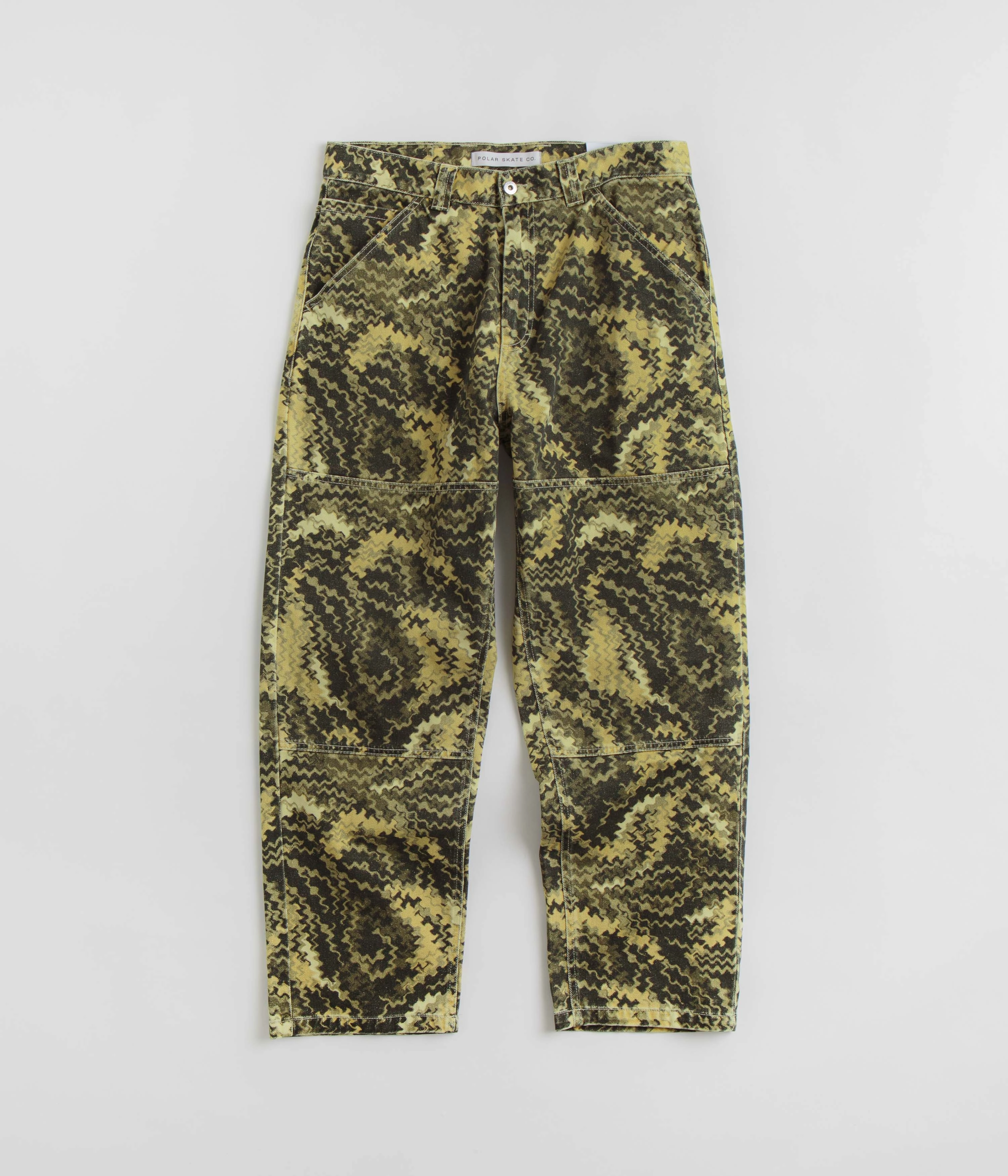 Polar 93 Camo Work Pants - Green Quick drying material All Occasion