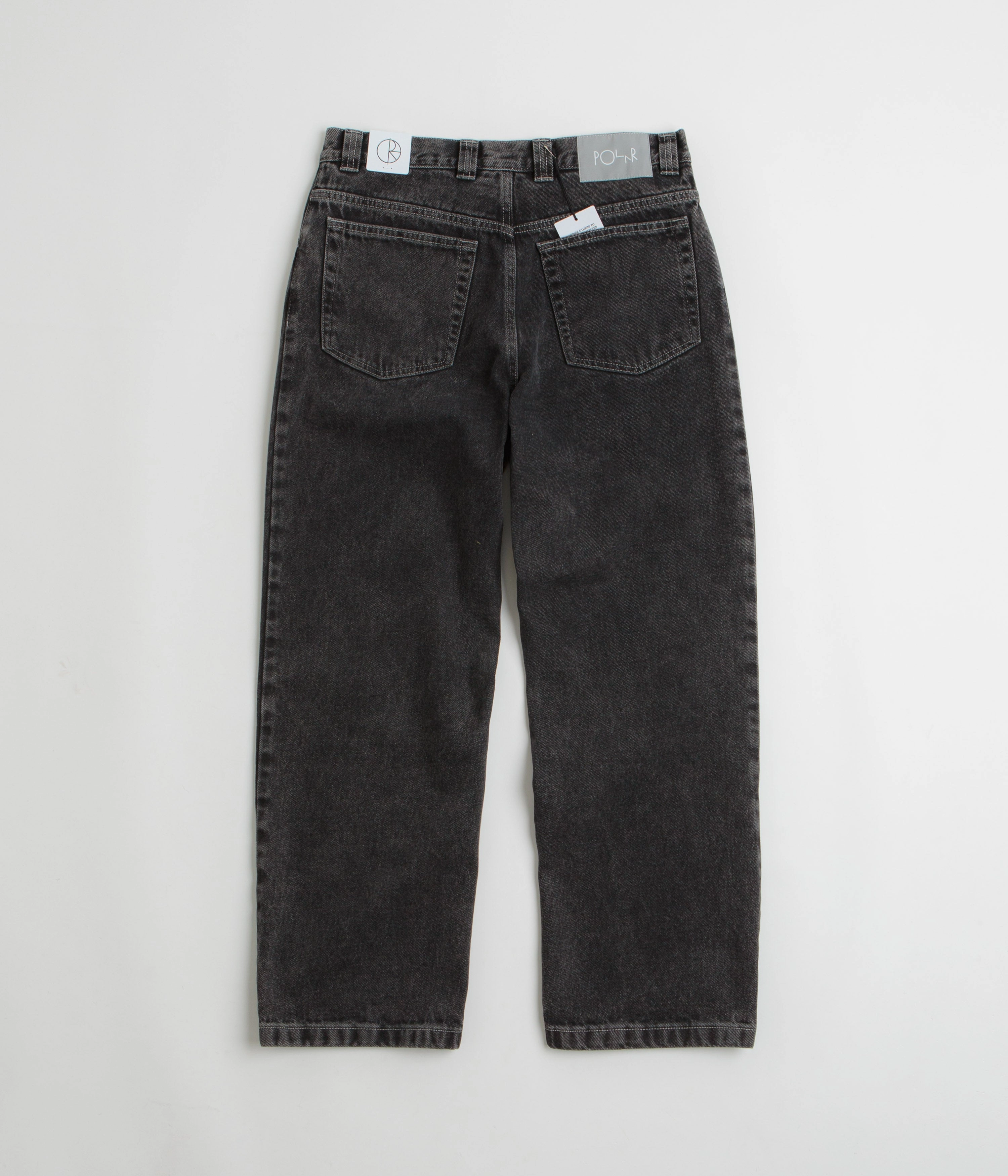 Polar 93 Jeans - Silver Black No Gap Waist Construction Convertible legs