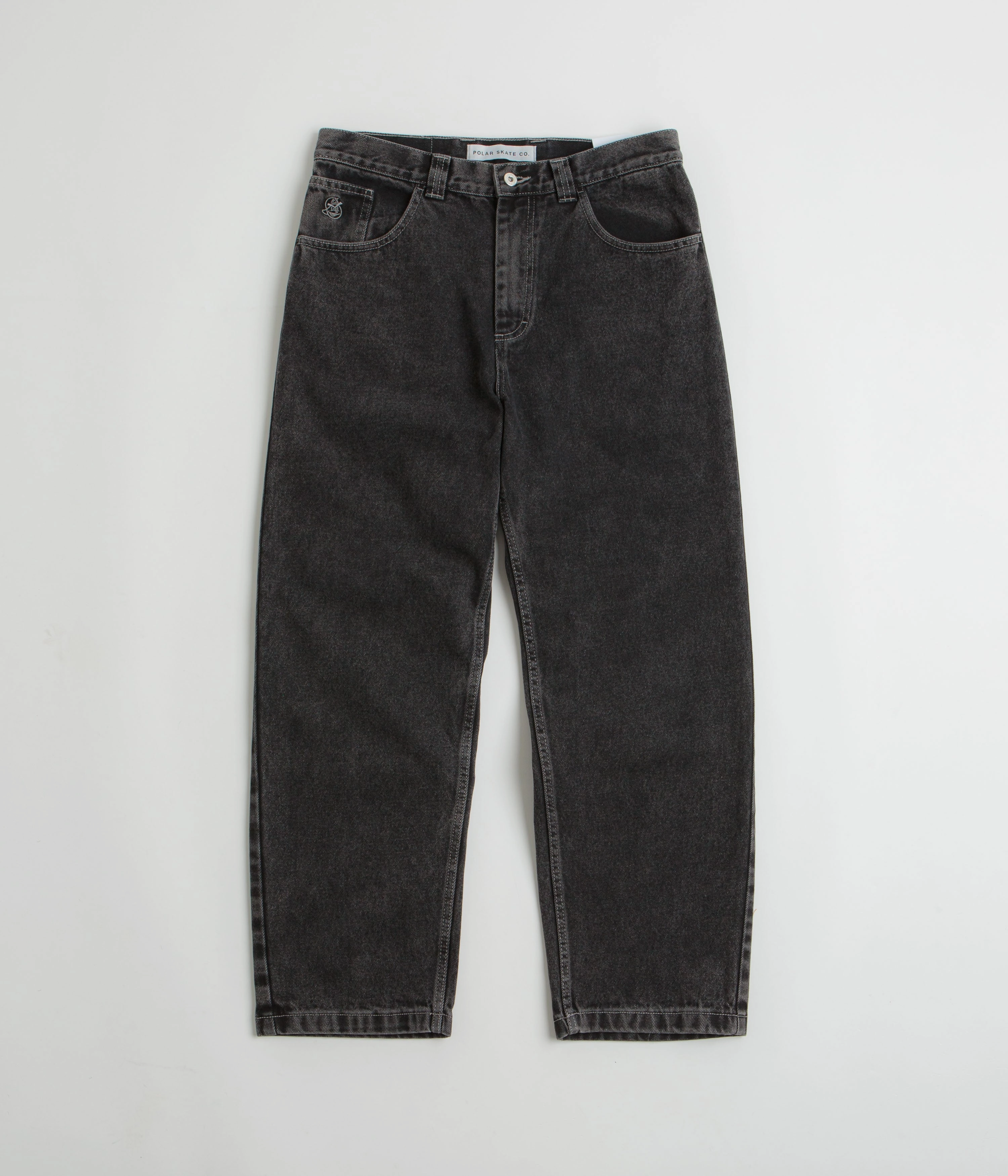 Barrel Waist Dynamic Flex Panels Polar 93 Jeans - Silver Black