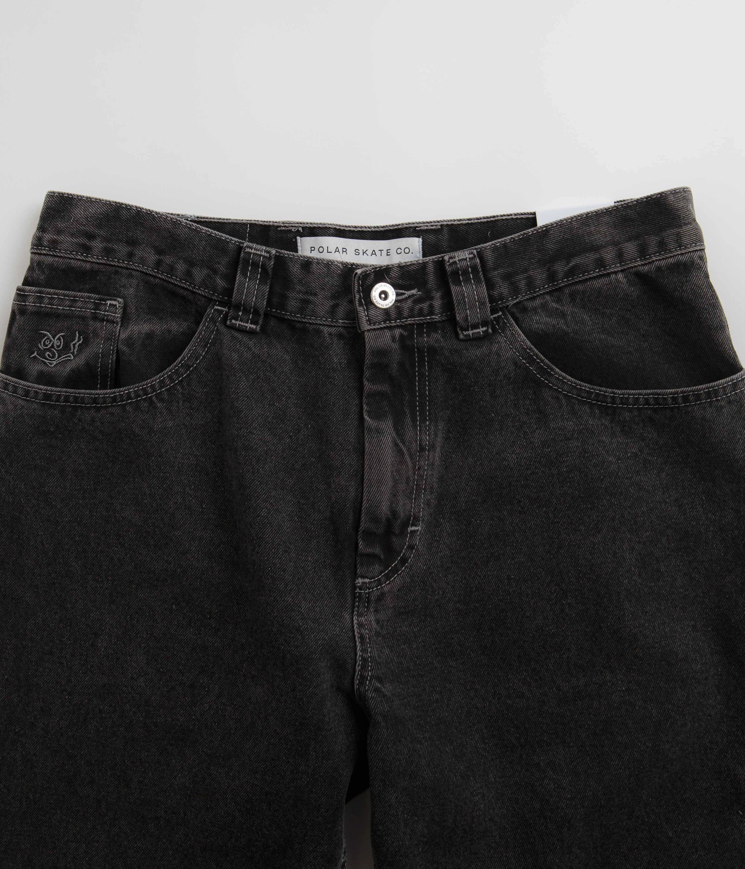 Tagless Design High-waisted fit Polar '92 Jeans - Silver Black