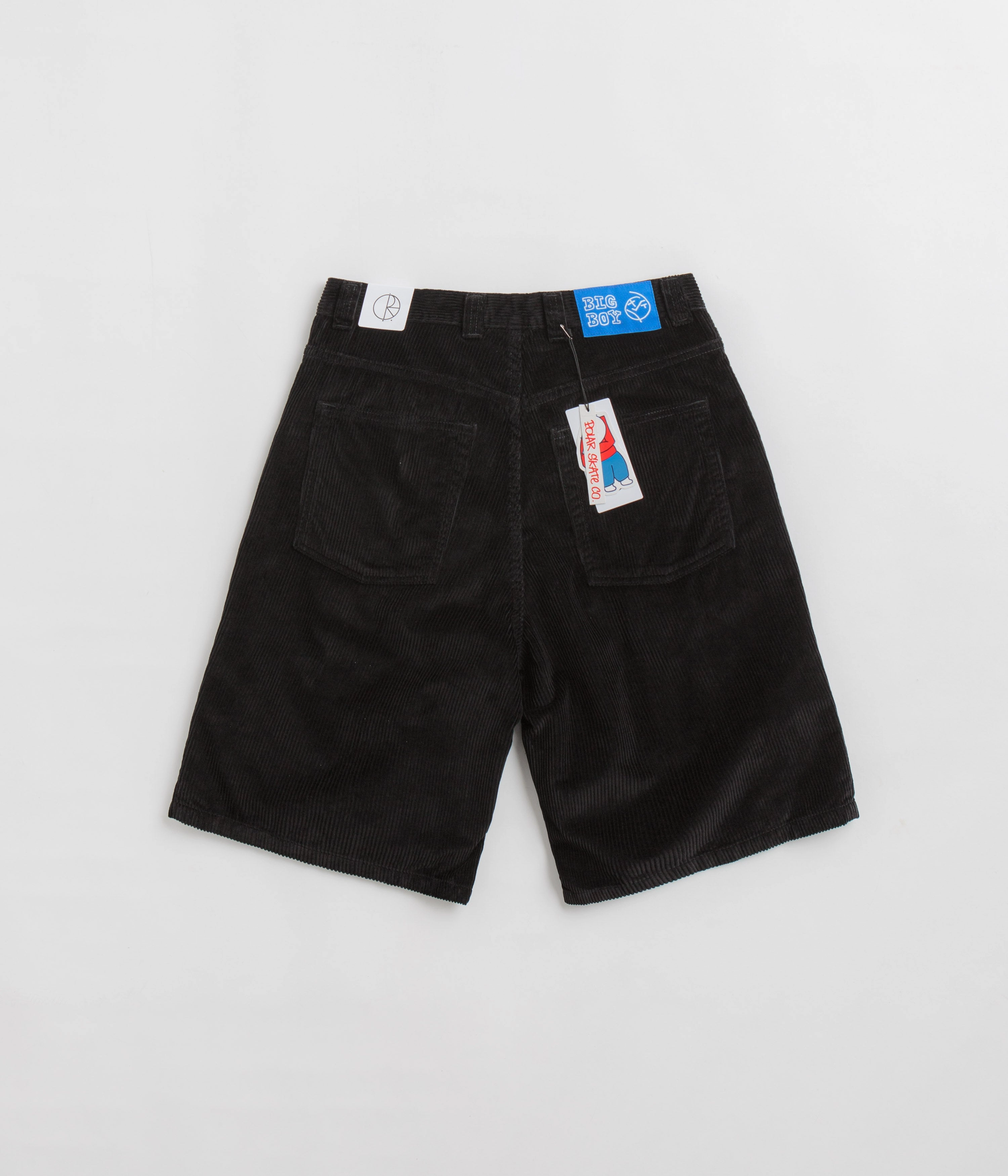 Office Wear Polar Big Boy Cord Shorts - Black