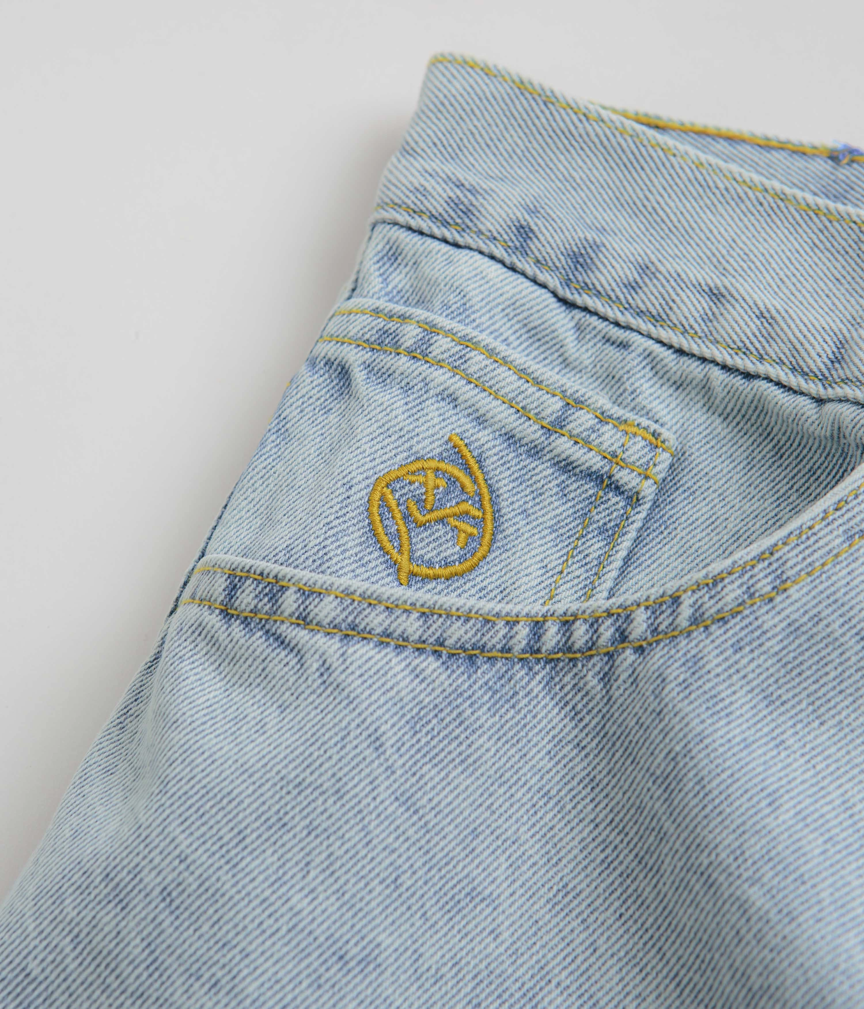 Lightweight Construction Polar Big Boy Jeans - Light Blue