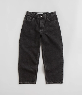 Anti Slip Waistband Polar Big Boy Jeans - Silver Black