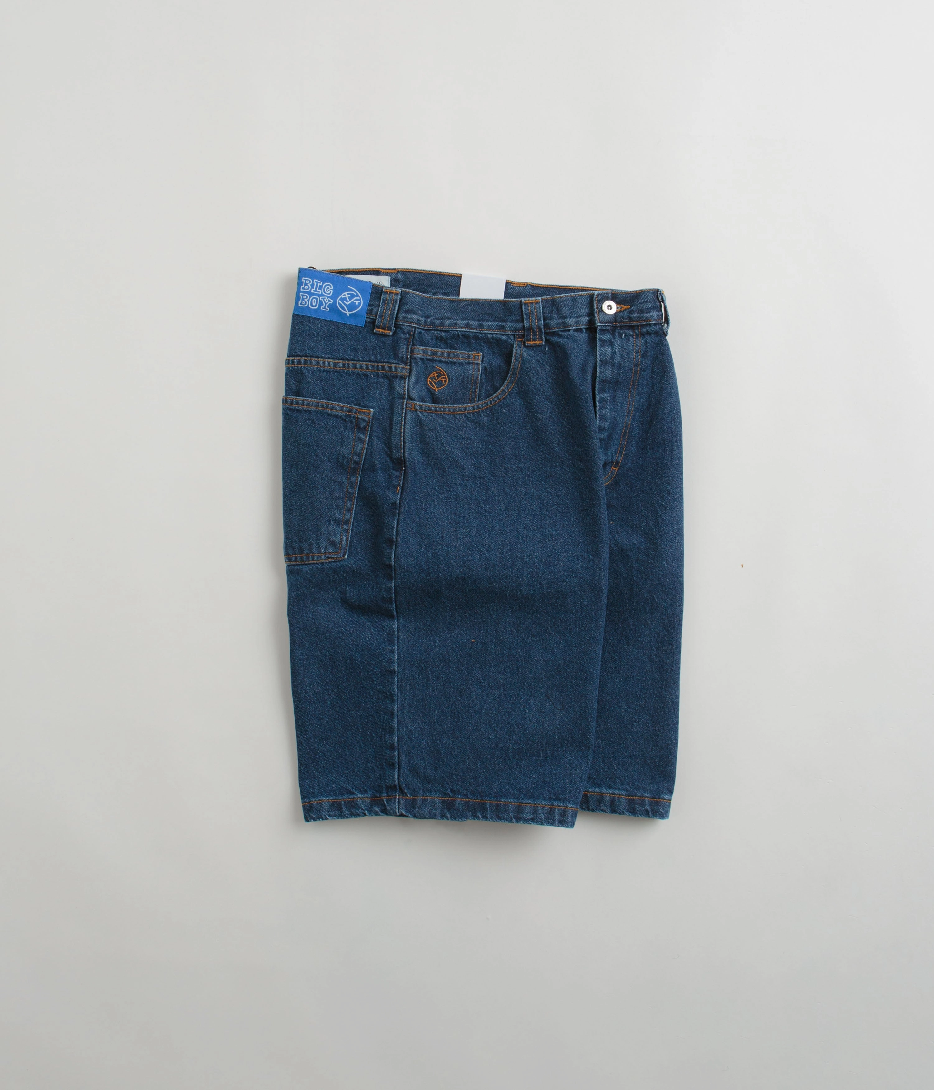 Polar Big Boy Shorts - Dark Blue Stain Release Finish