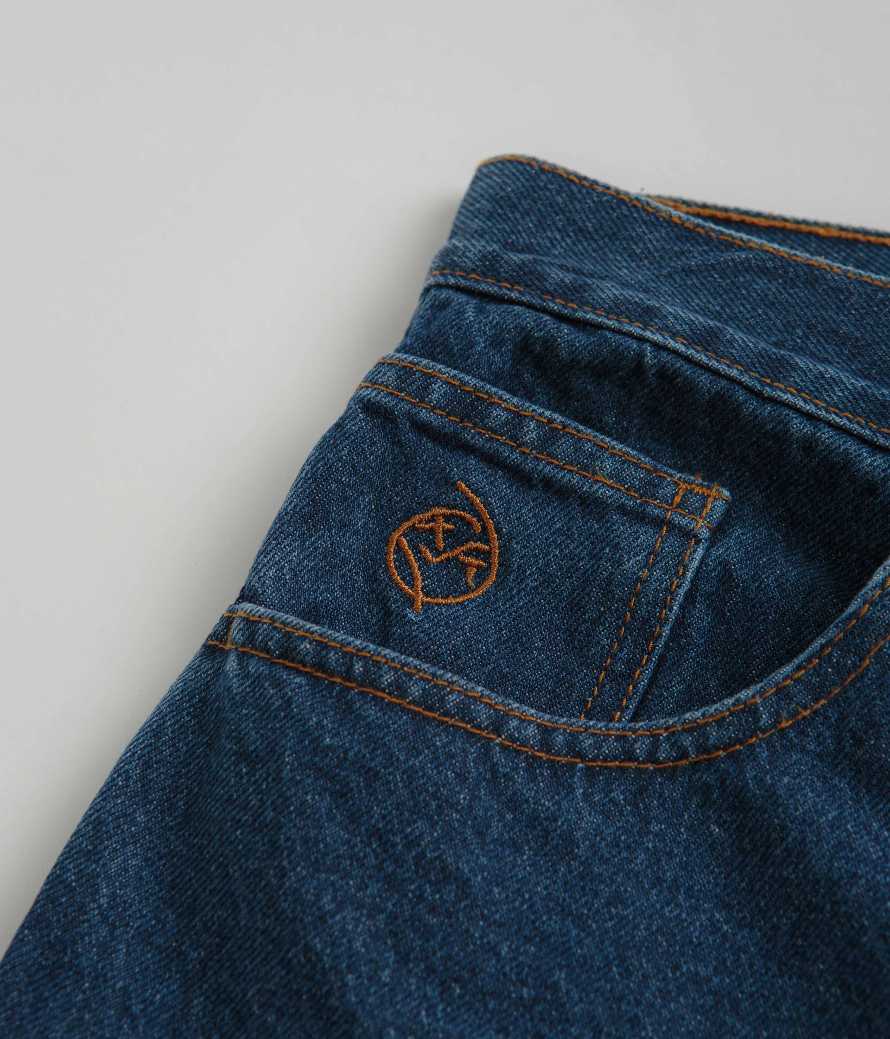cyclists tie-dye look Polar Big Boy Shorts - Dark Blue