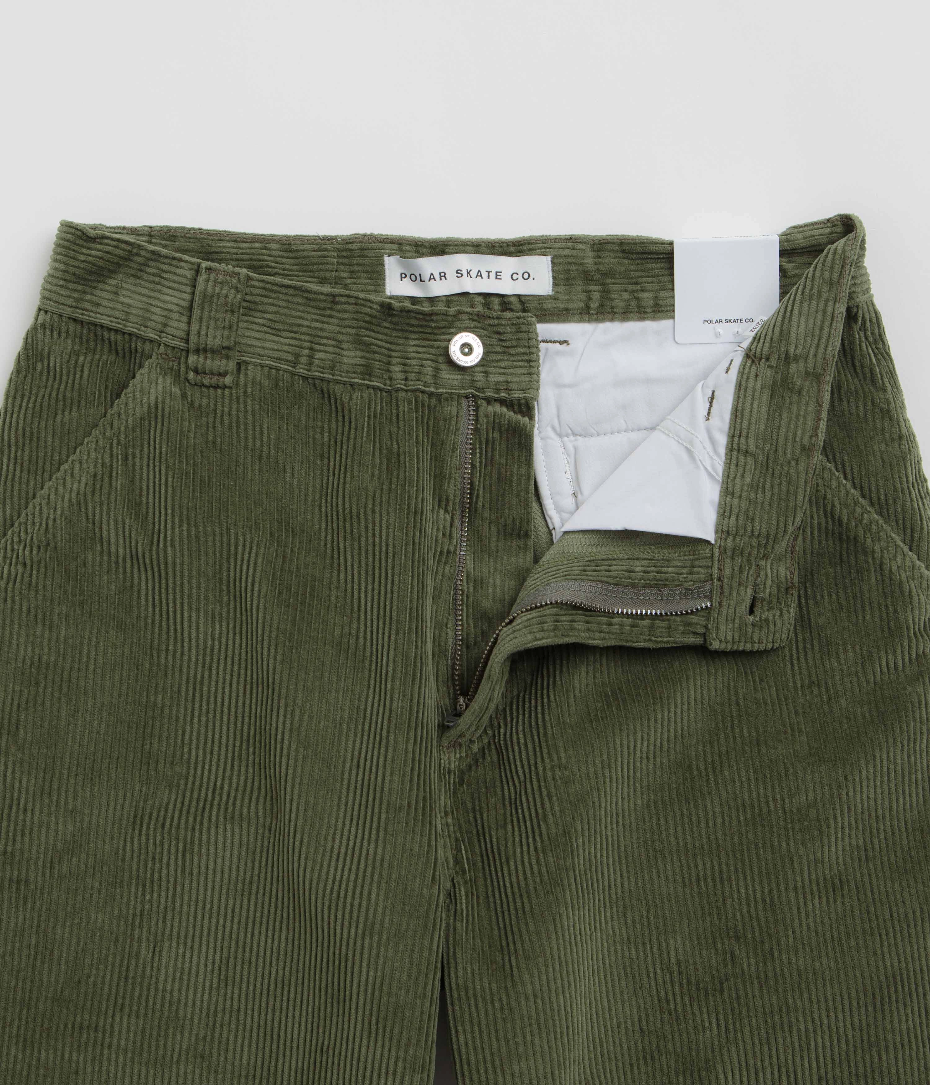 ThermalInsulation Thermal Insulation Layer Polar Cord 44 Pants - Uniform Green