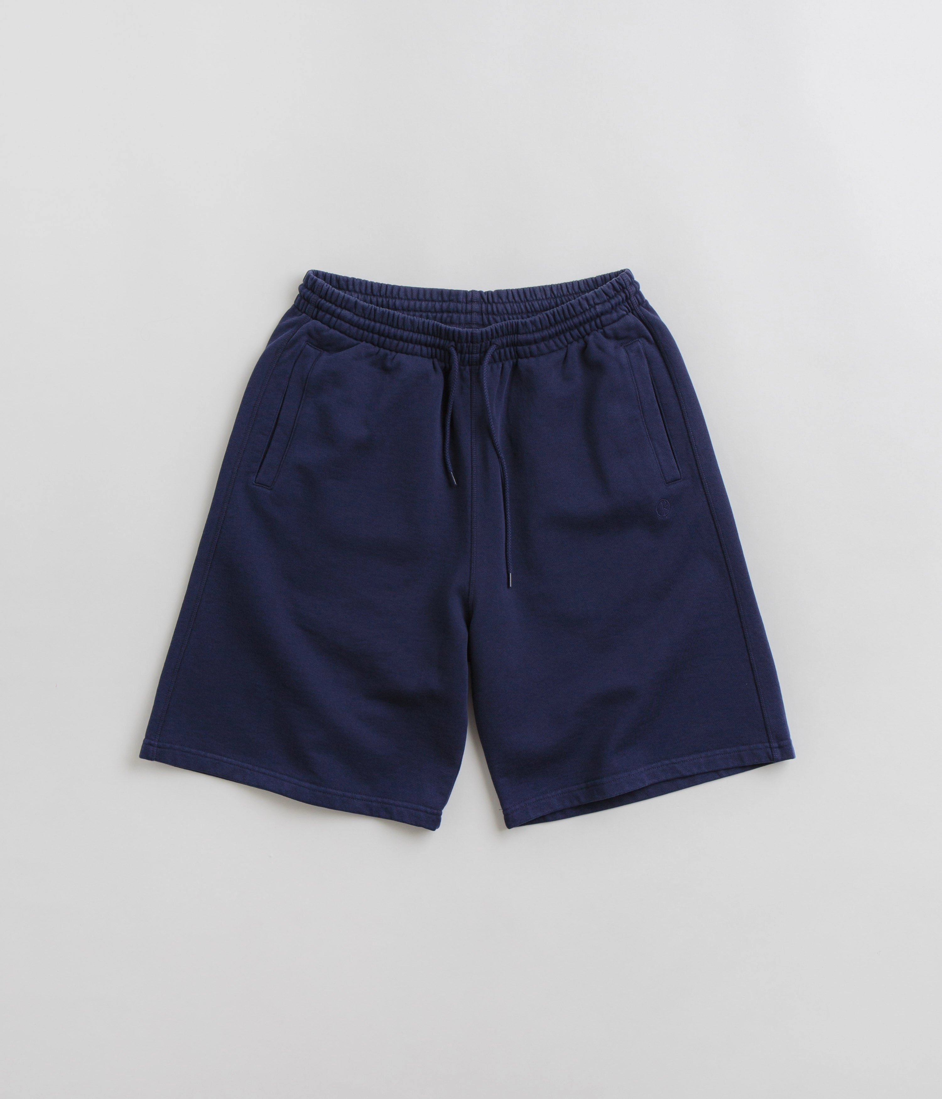 Polar Frank Sweat Shorts - Dark Blue Stain Release Finish ethical fashion