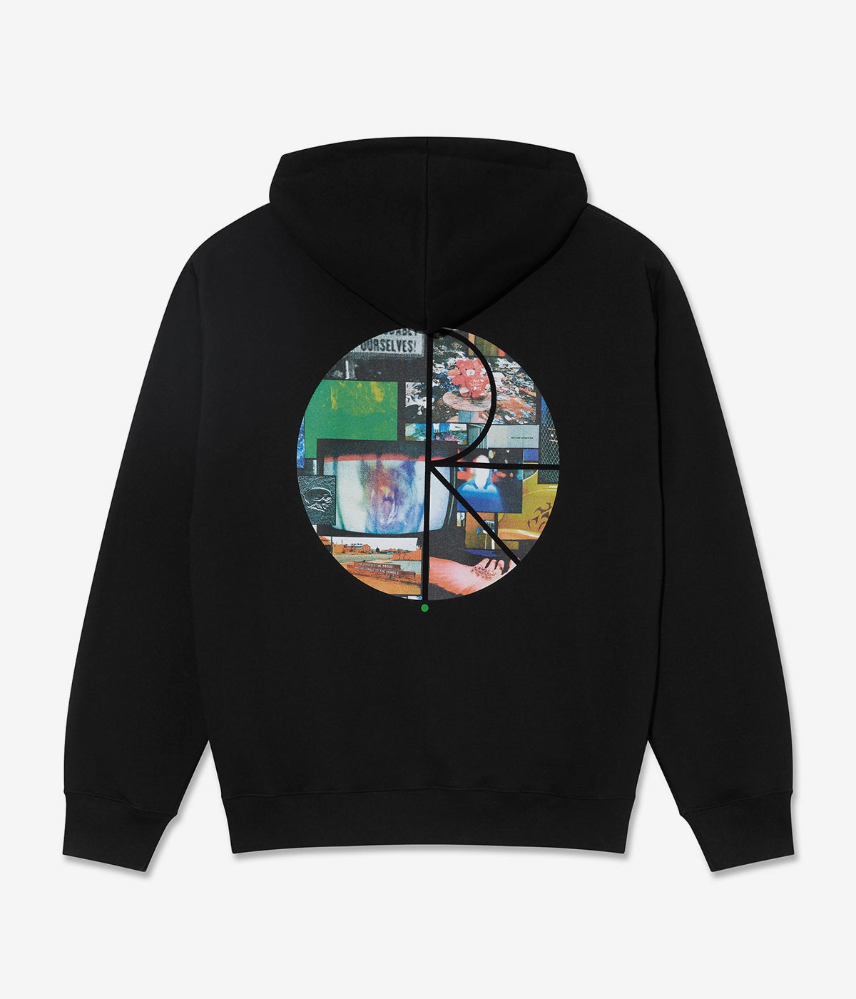 appropriate for autumn Polar Ourselves Collage Fill Logo Dave Hoodie