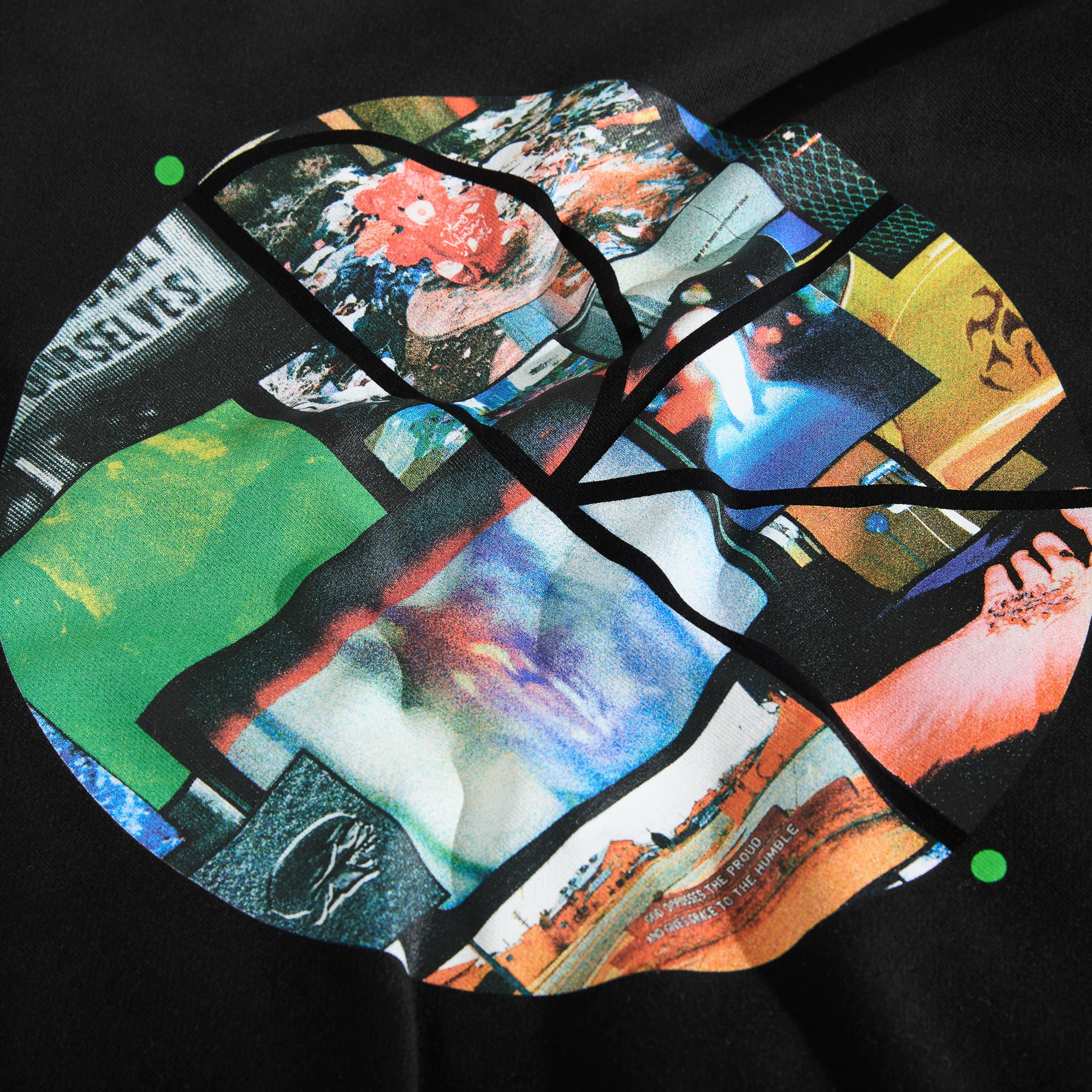 Polar Ourselves Collage Fill Logo Dave Hoodie Sports Style